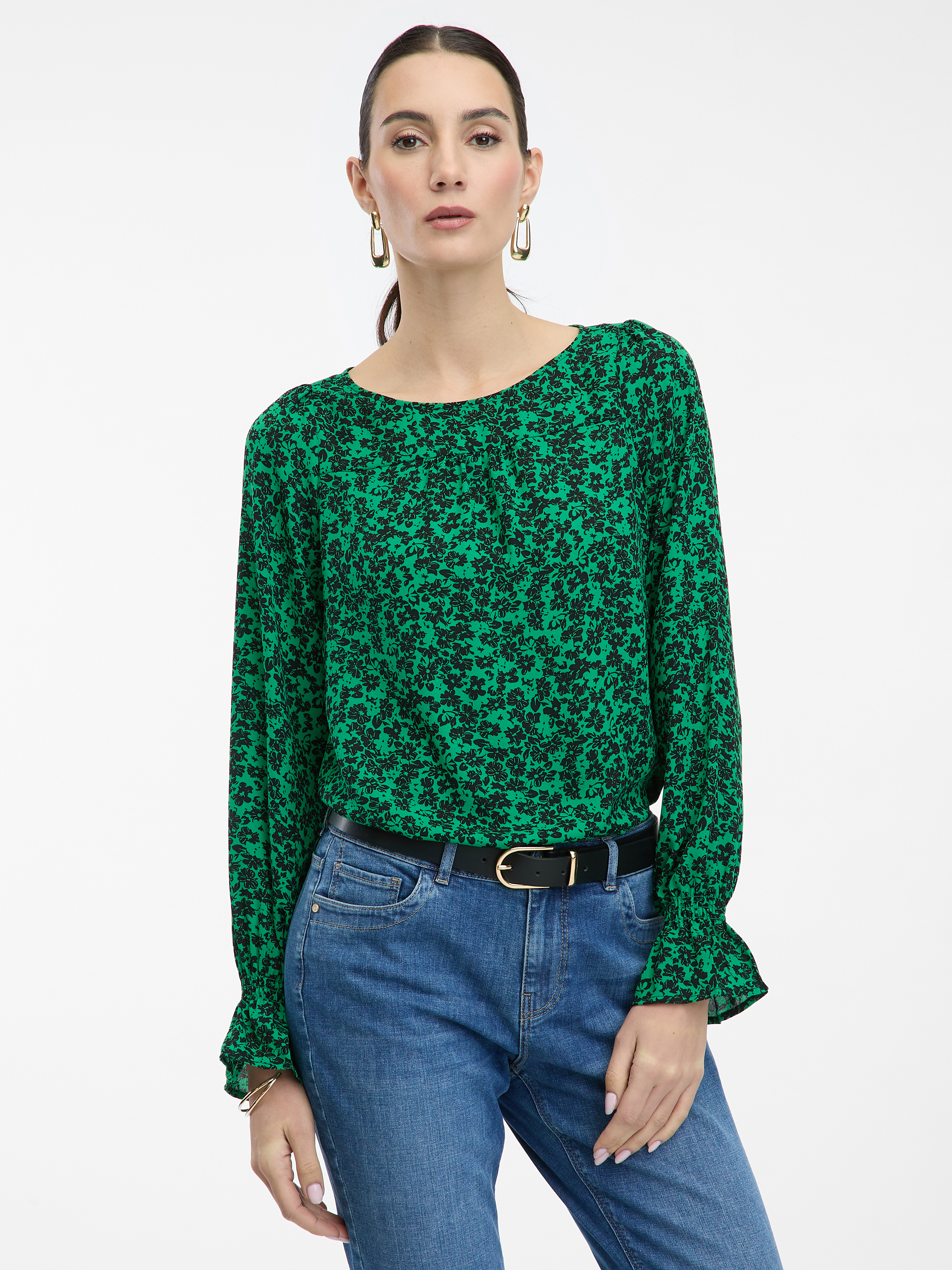 Topuri pentru femei ORSAY - verde, negru