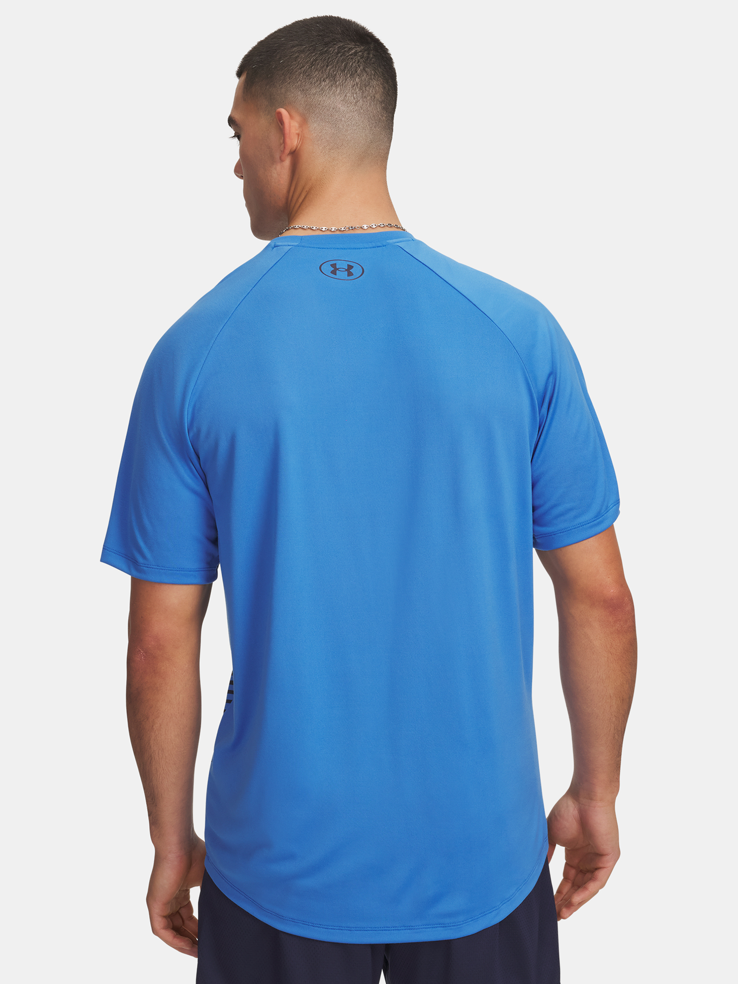 Men's T-shirt Under Armour UA Tech Fade SS-BLU - Men's