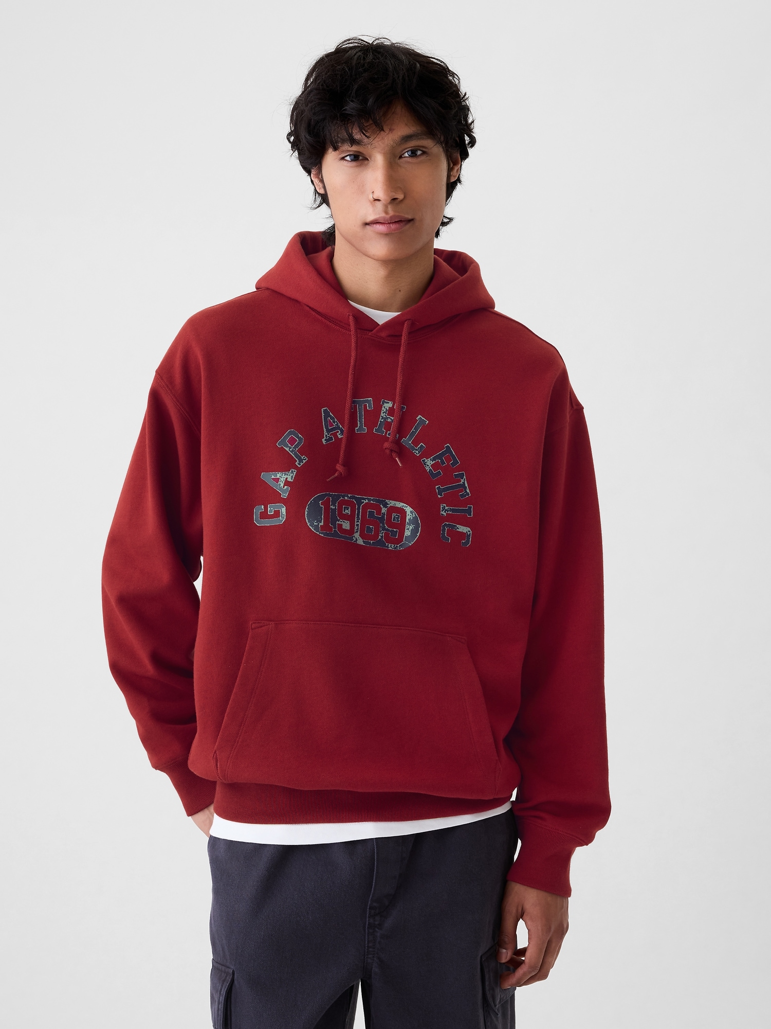 GAP Oversize Sweatshirt With Logo - Men's