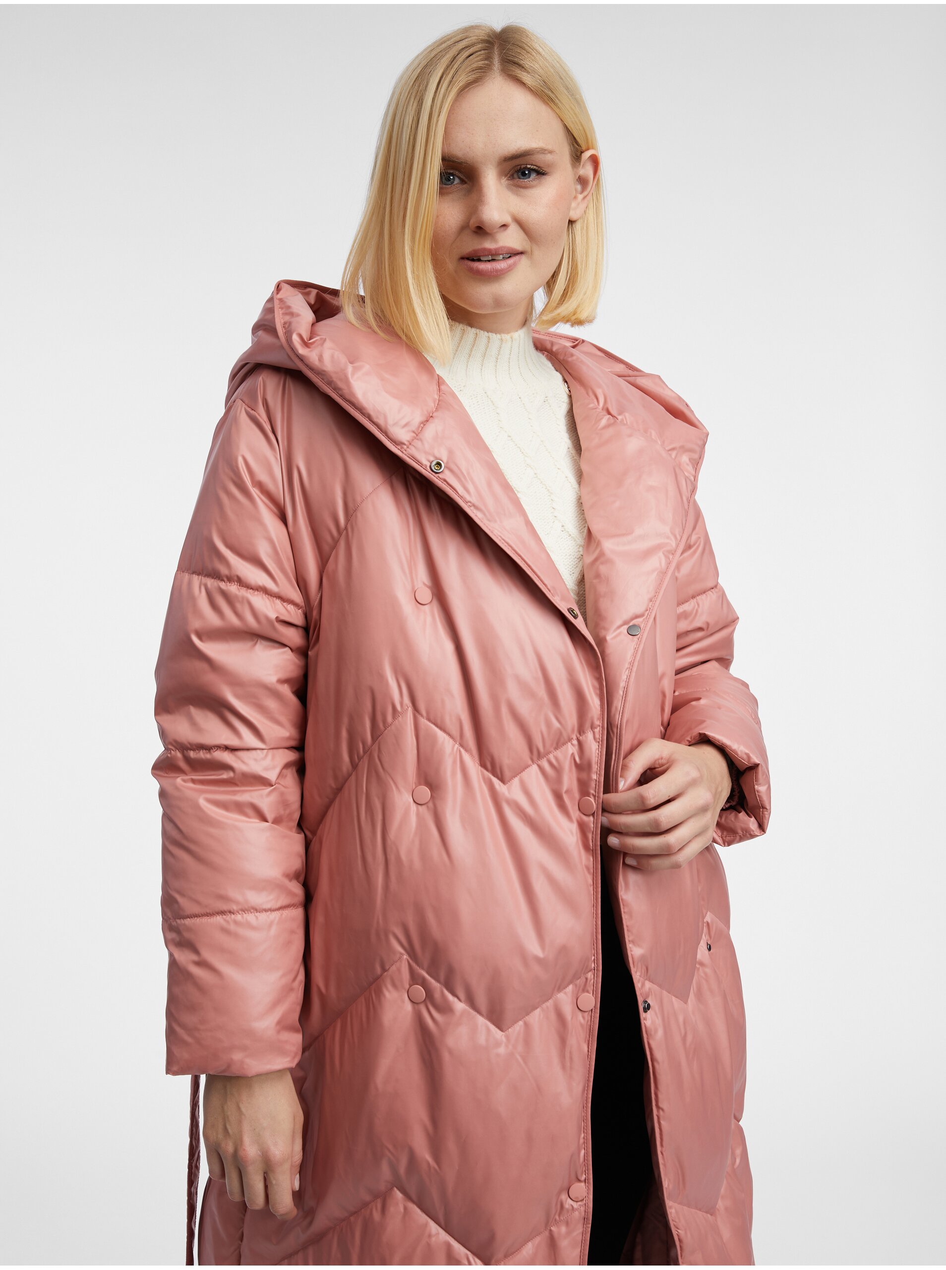 Paltoane pentru femei ORSAY - roz prafuit