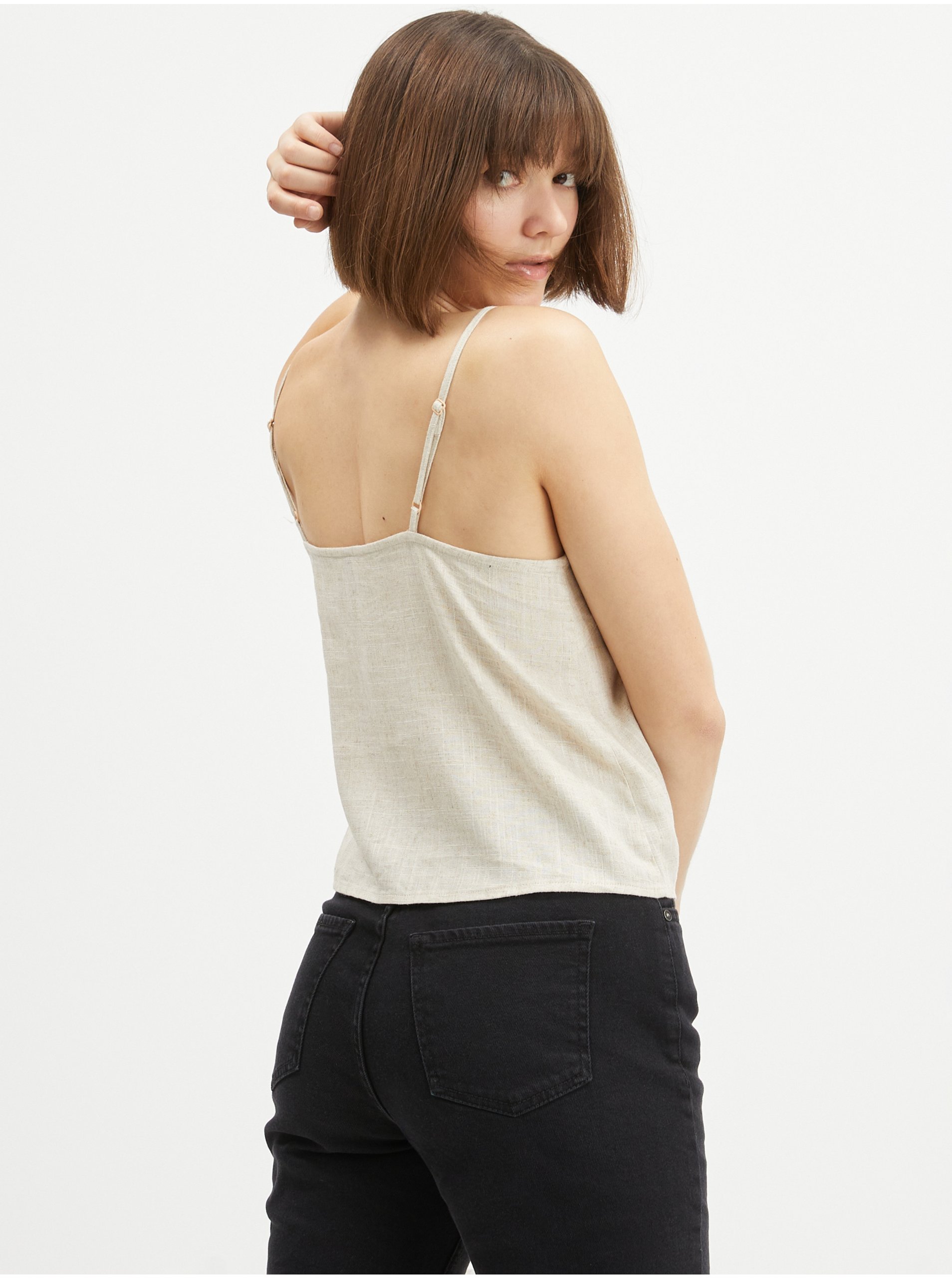 Maiouri pentru femei Pieces - crem