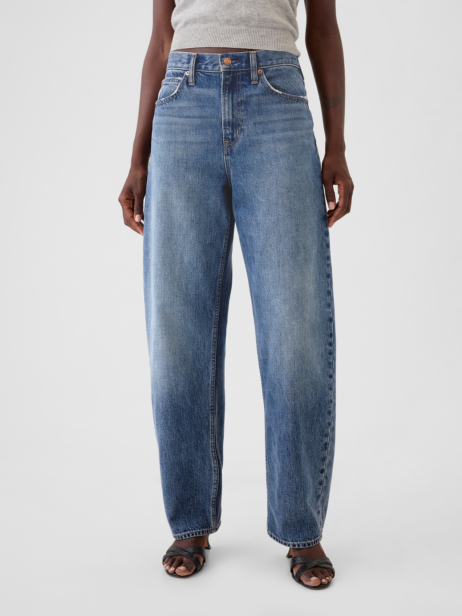 GAP Jeans Barrel High Rise - Women&#039;s