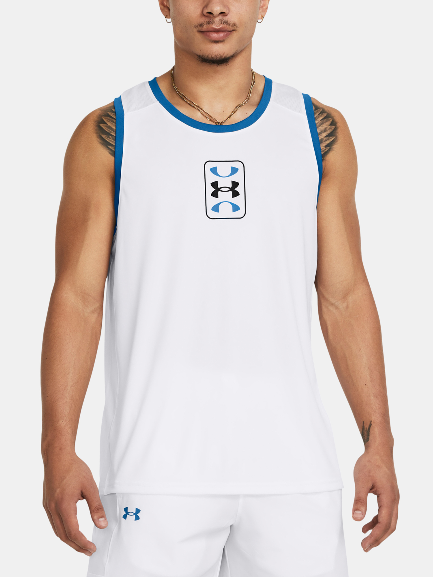 Under Armour Tank Top UA Baseline Performance Tank-WHT - Men