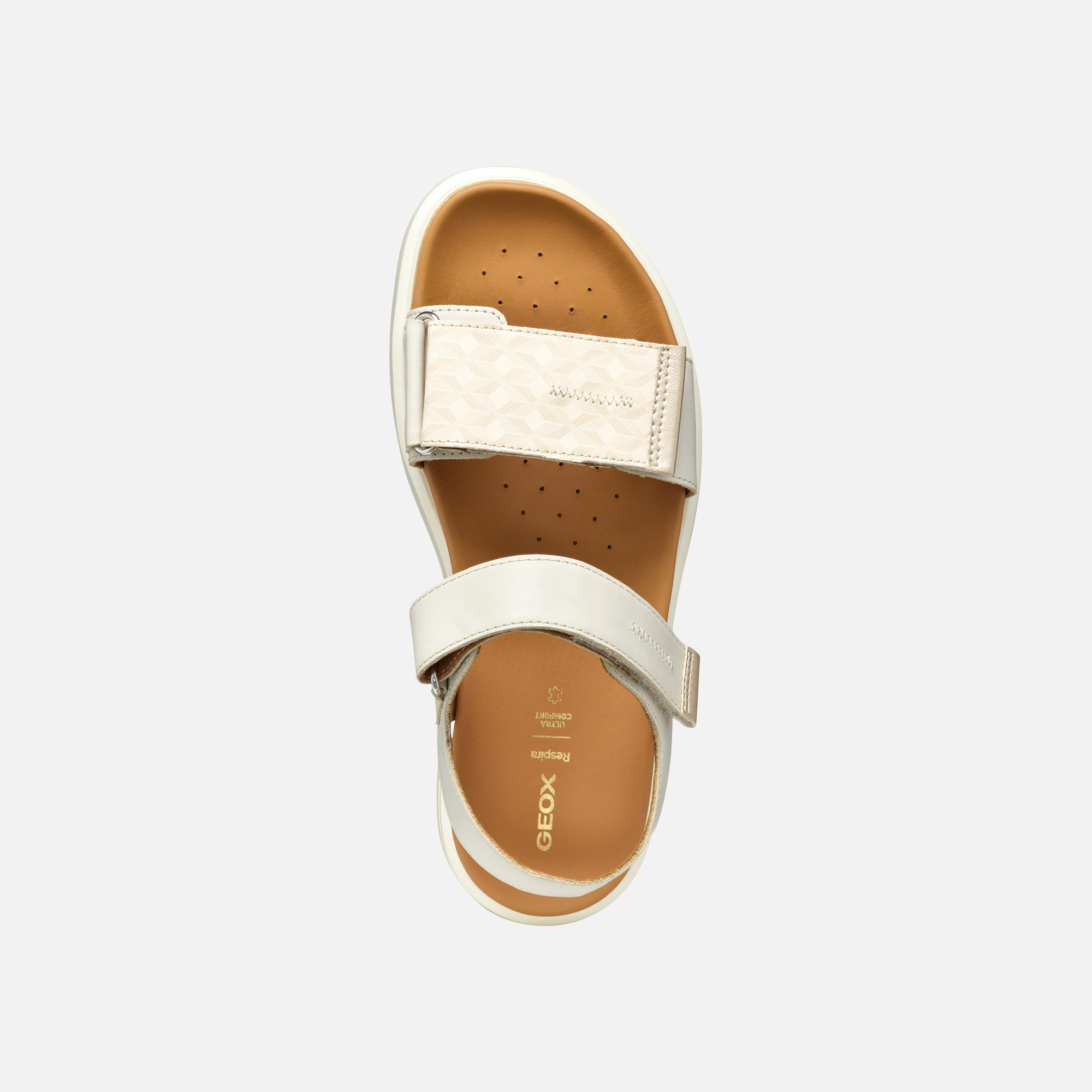 Beige women's sandals Geox XAN2S - Women's