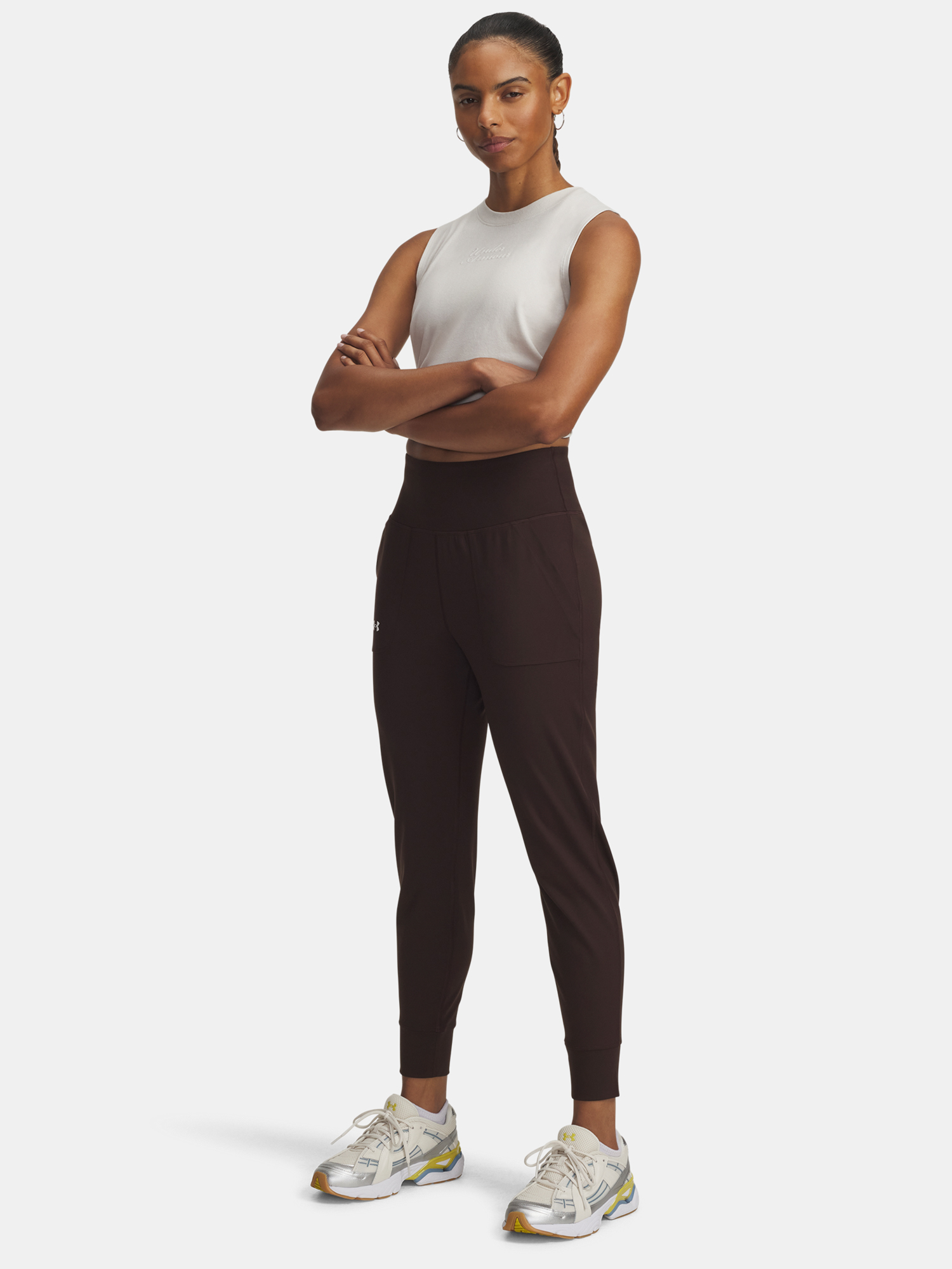 Women&#039;s Under Armour Motion Jogger-BRN Sweatpants - Women&#039;s