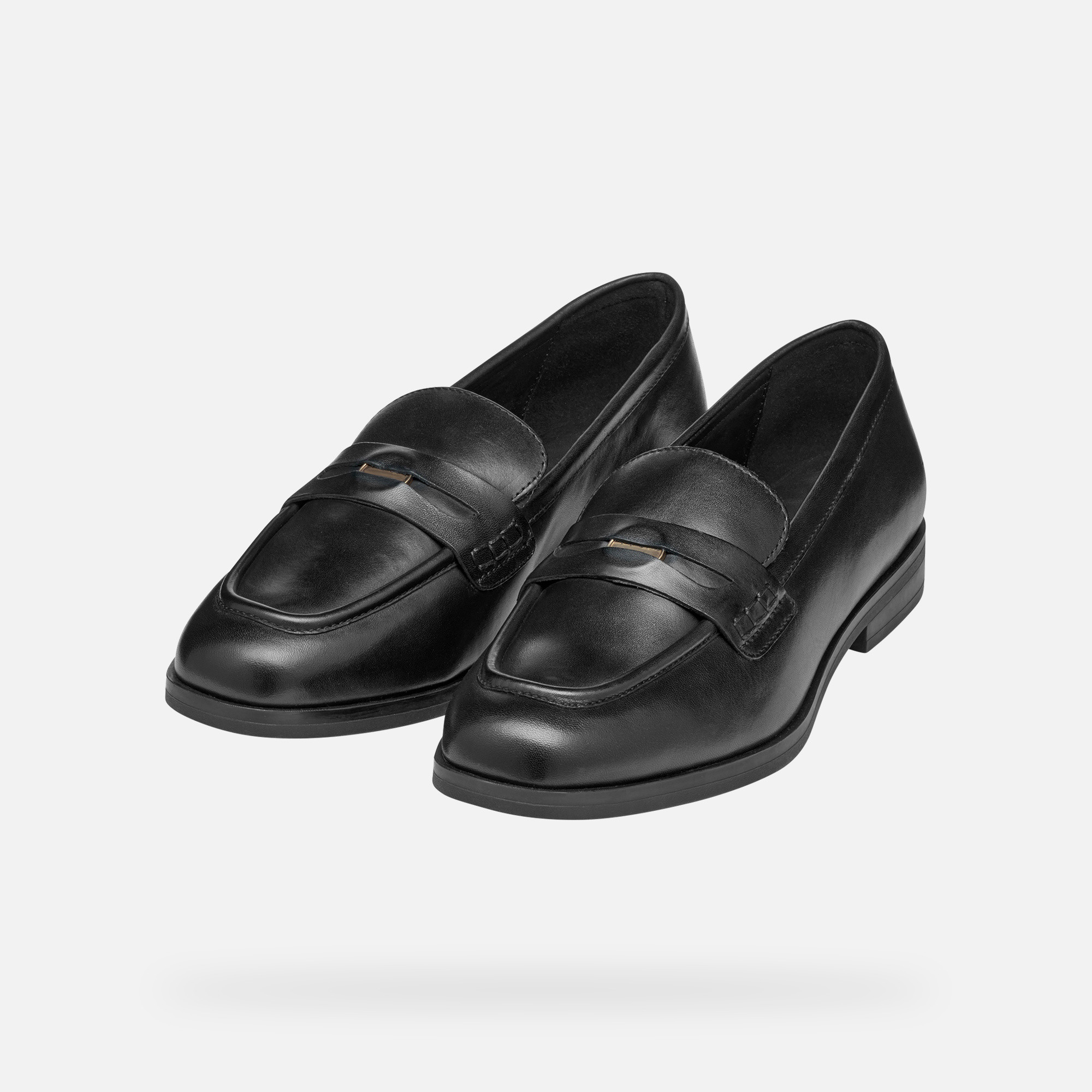 Black women&#039;s moccasins Geox Cloridie - Women&#039;s