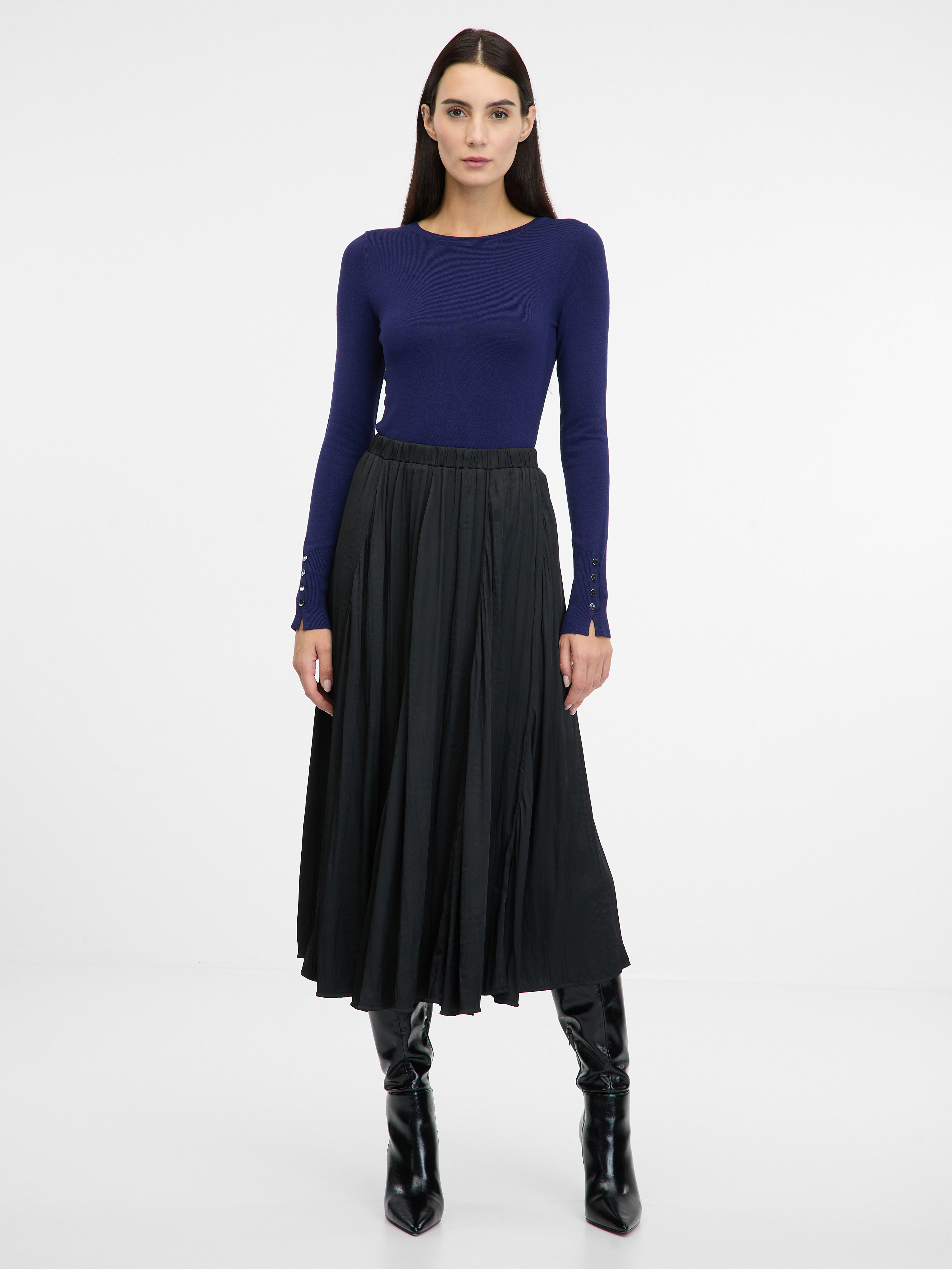 Black women&#039;s midi skirt ORSAY - Women&#039;s