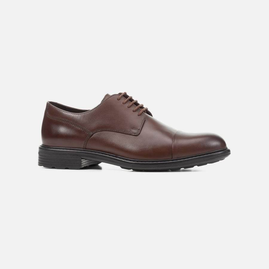 GEOX Brown men's formal shoes Walk pleasure - Men's