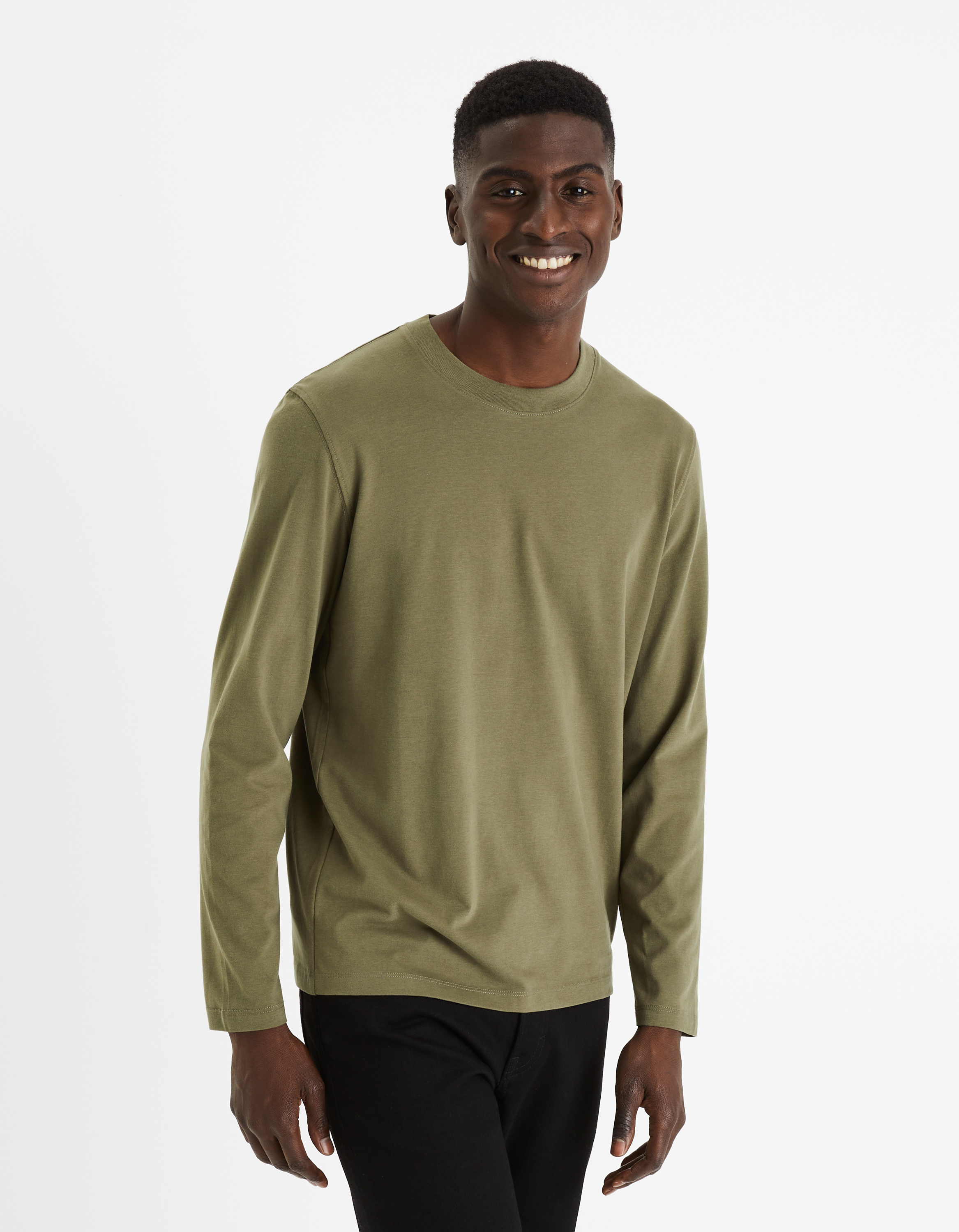 Celio Long Sleeve T-Shirt Cesolaceml - Men's