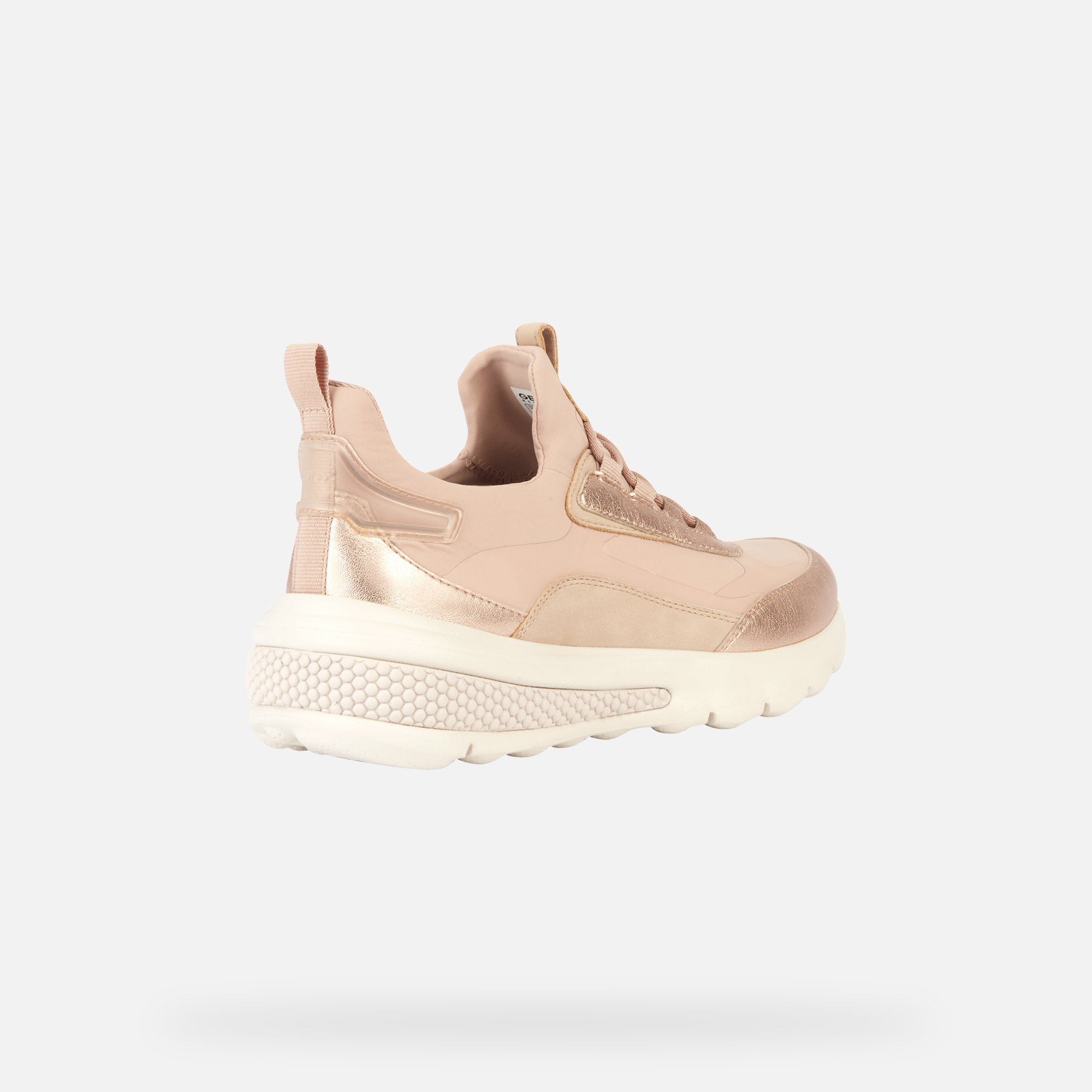 Cream women's sneakers Geox Spherica Actif - Women's