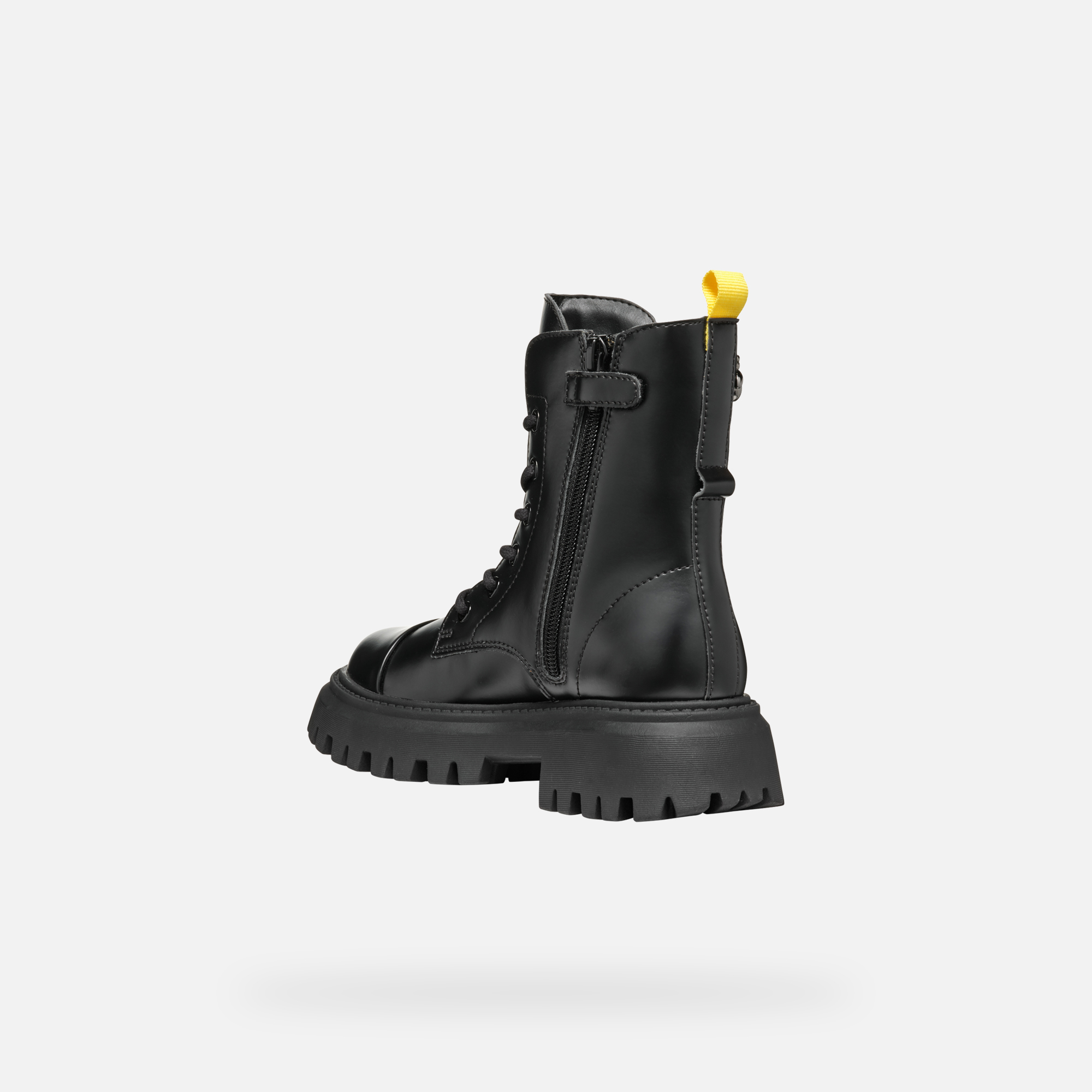 Black Girls Ankle Boots Geox Maquinnerns Girl - Girls