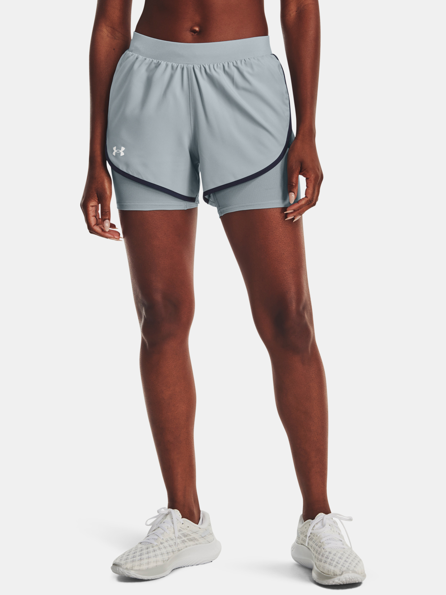 Under Armour Shorts UA Fly By Elite 2-in-1 Short-BLU - Women