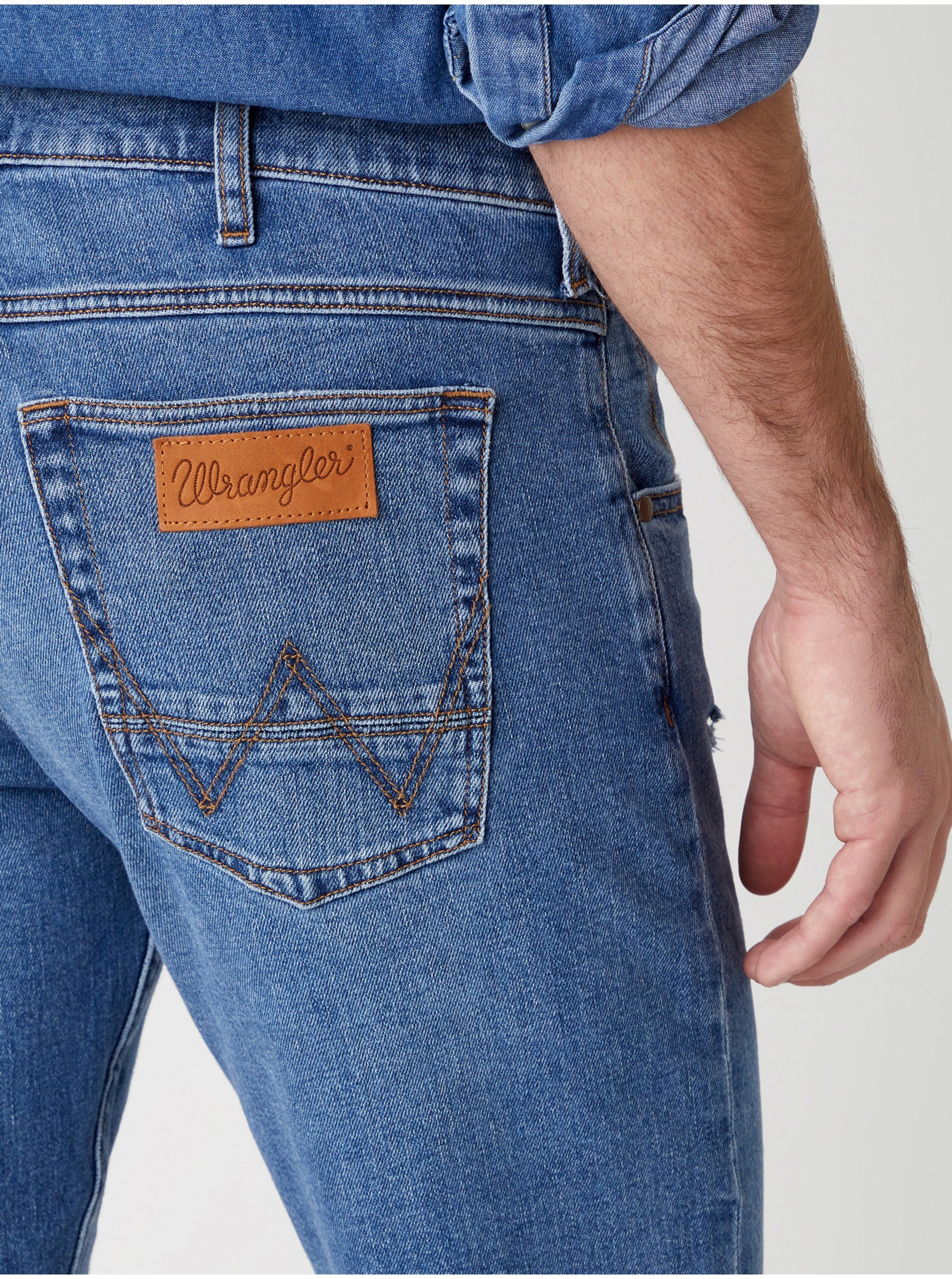 Pantaloni scurti pentru barbati Wrangler - albastru