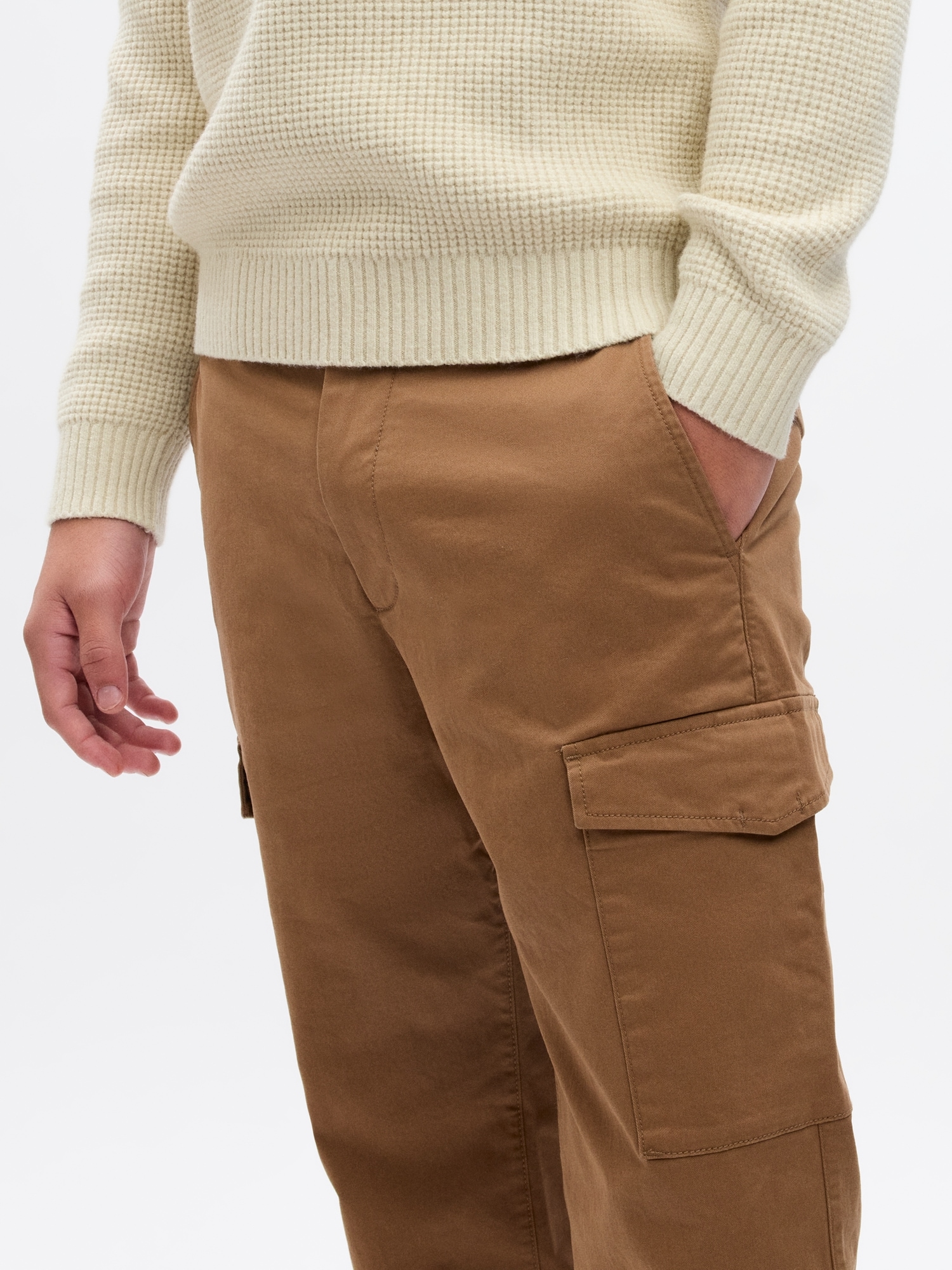 Pantaloni casual pentru barbati GAP - maro