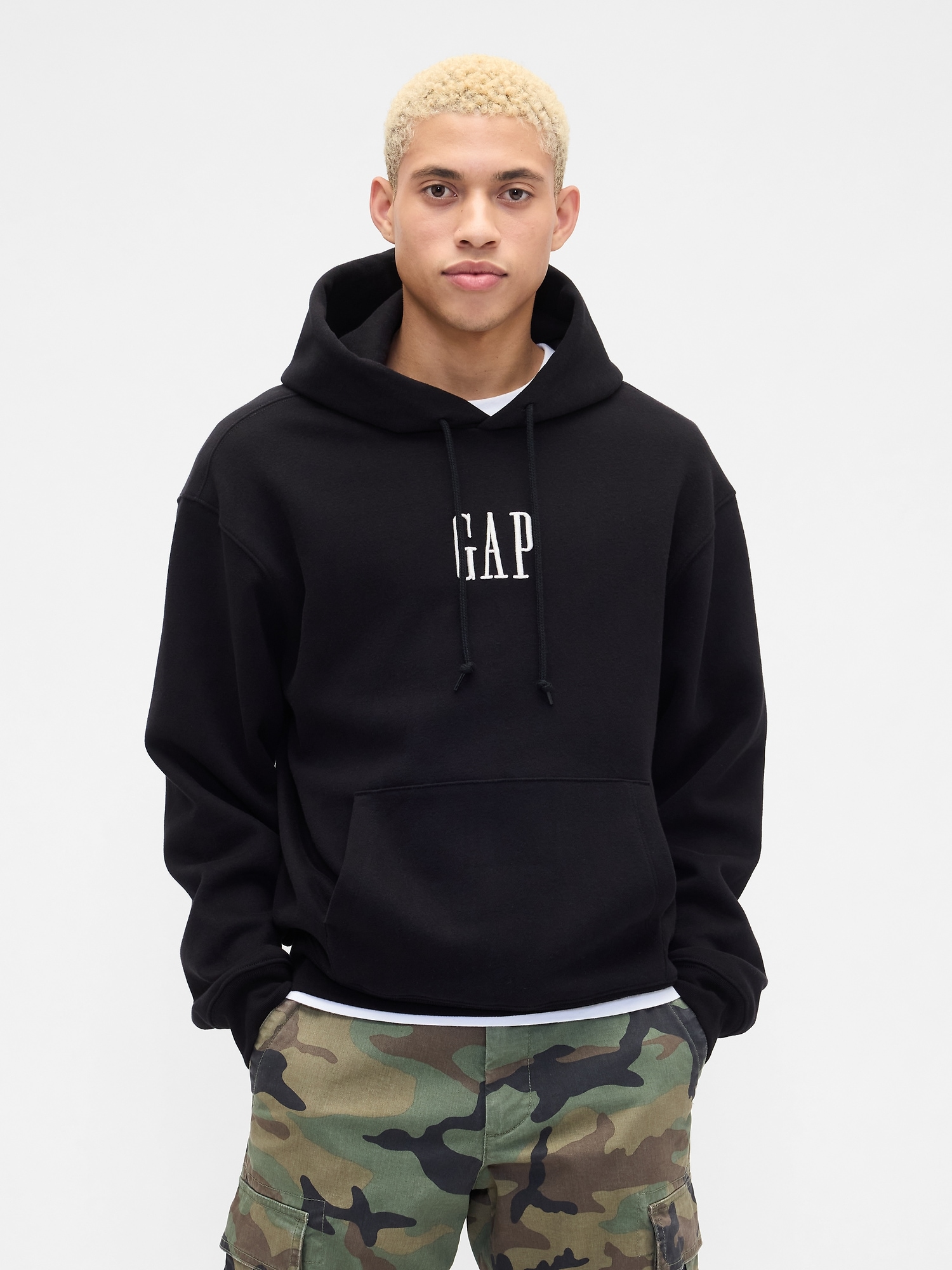 GAP Oversize Sweatshirt with Vintage Soft Logo - Men's