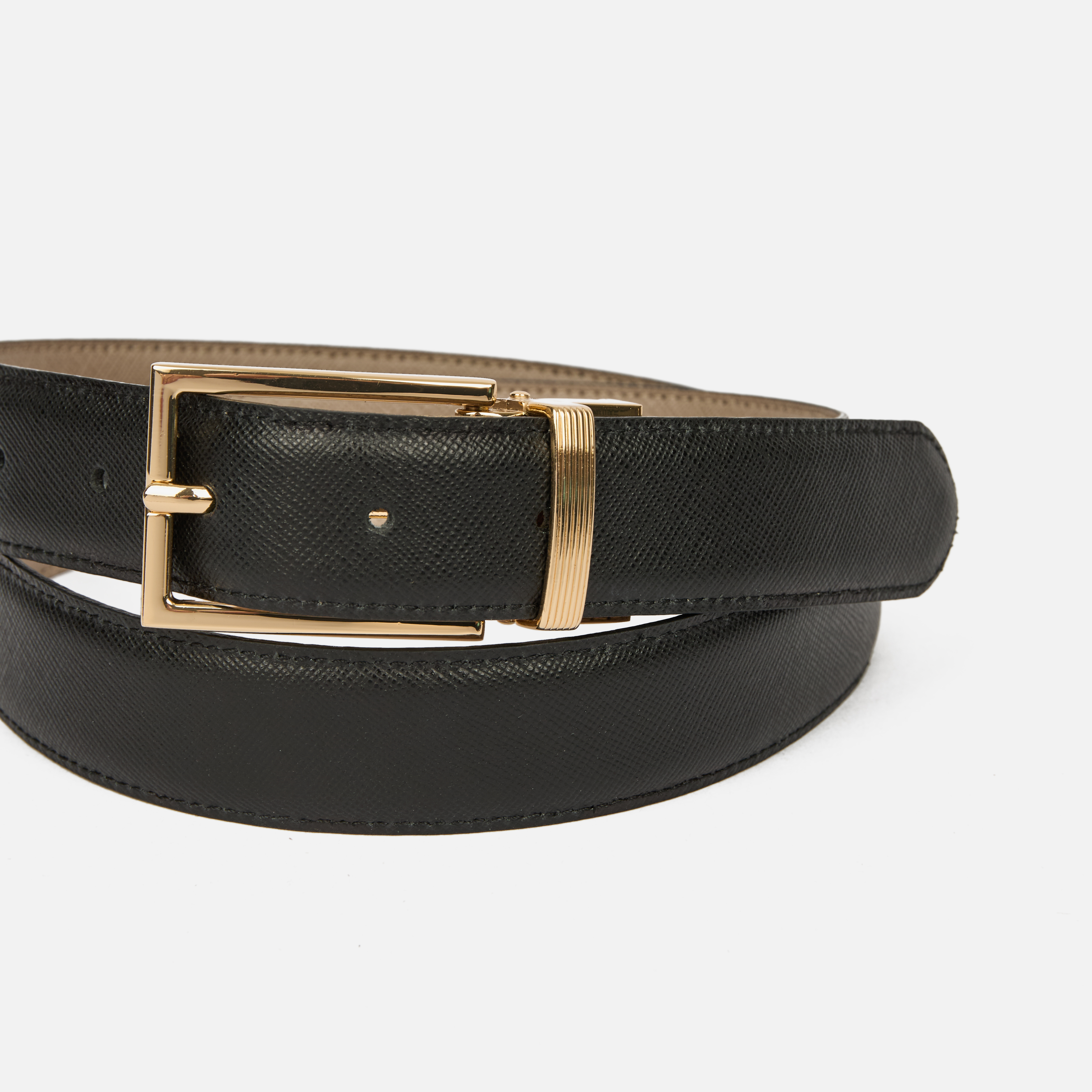 Centură neagră pentru femei Geox