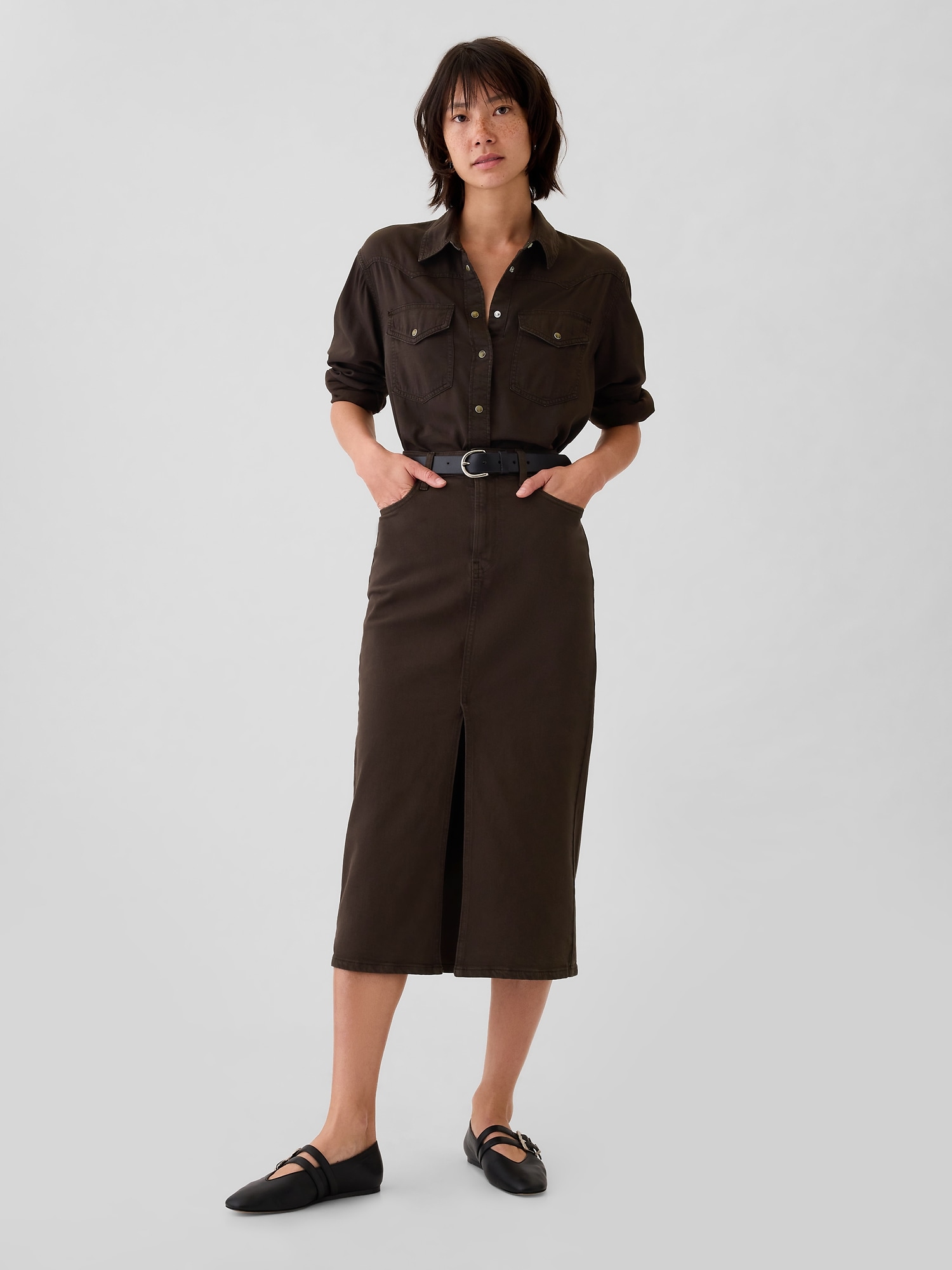 GAP Denim cropped shirt Western - Women's