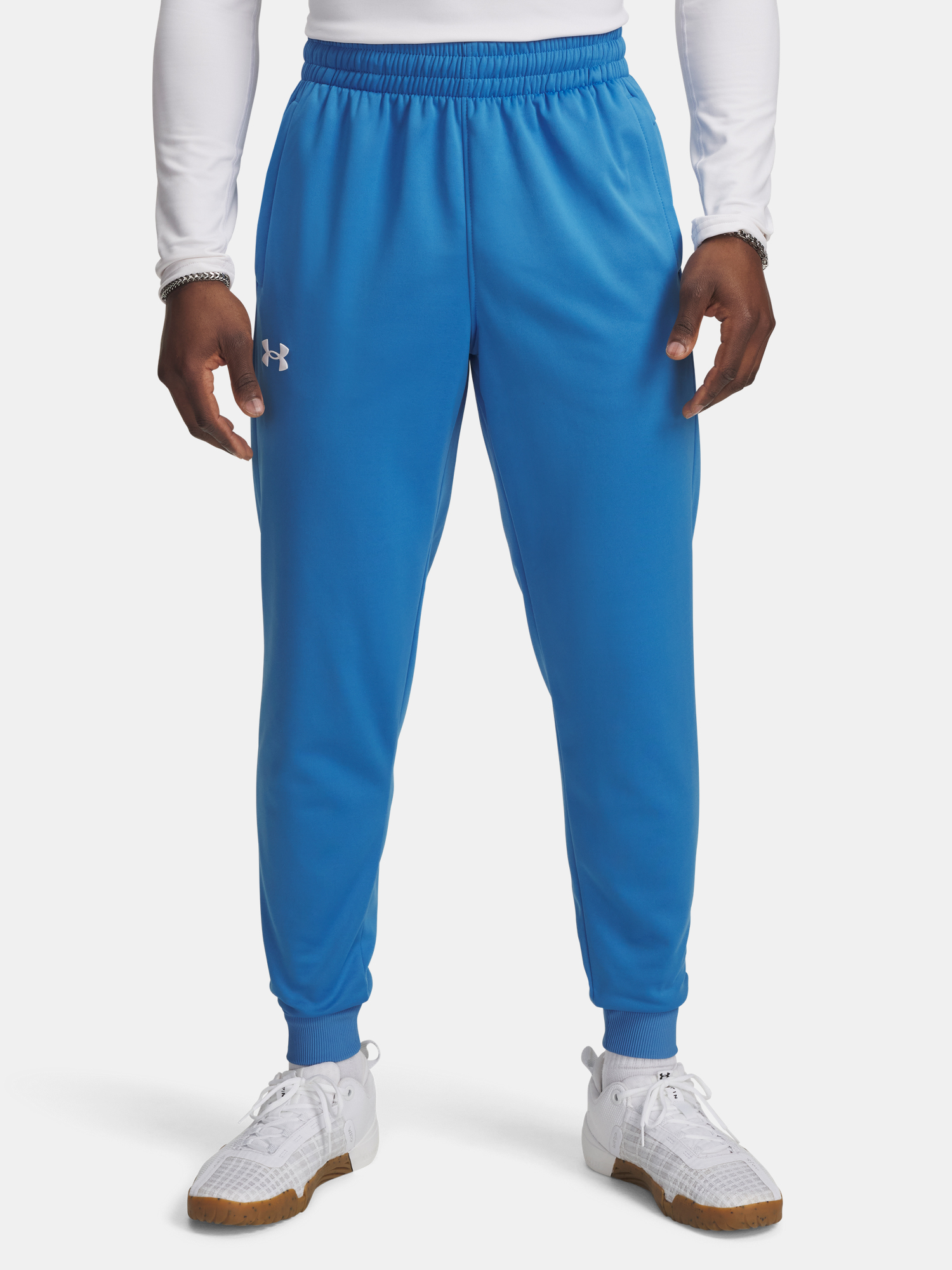 Mens sweatpants Under Armour UA Armour Fleece Joggers-BLU - Mens