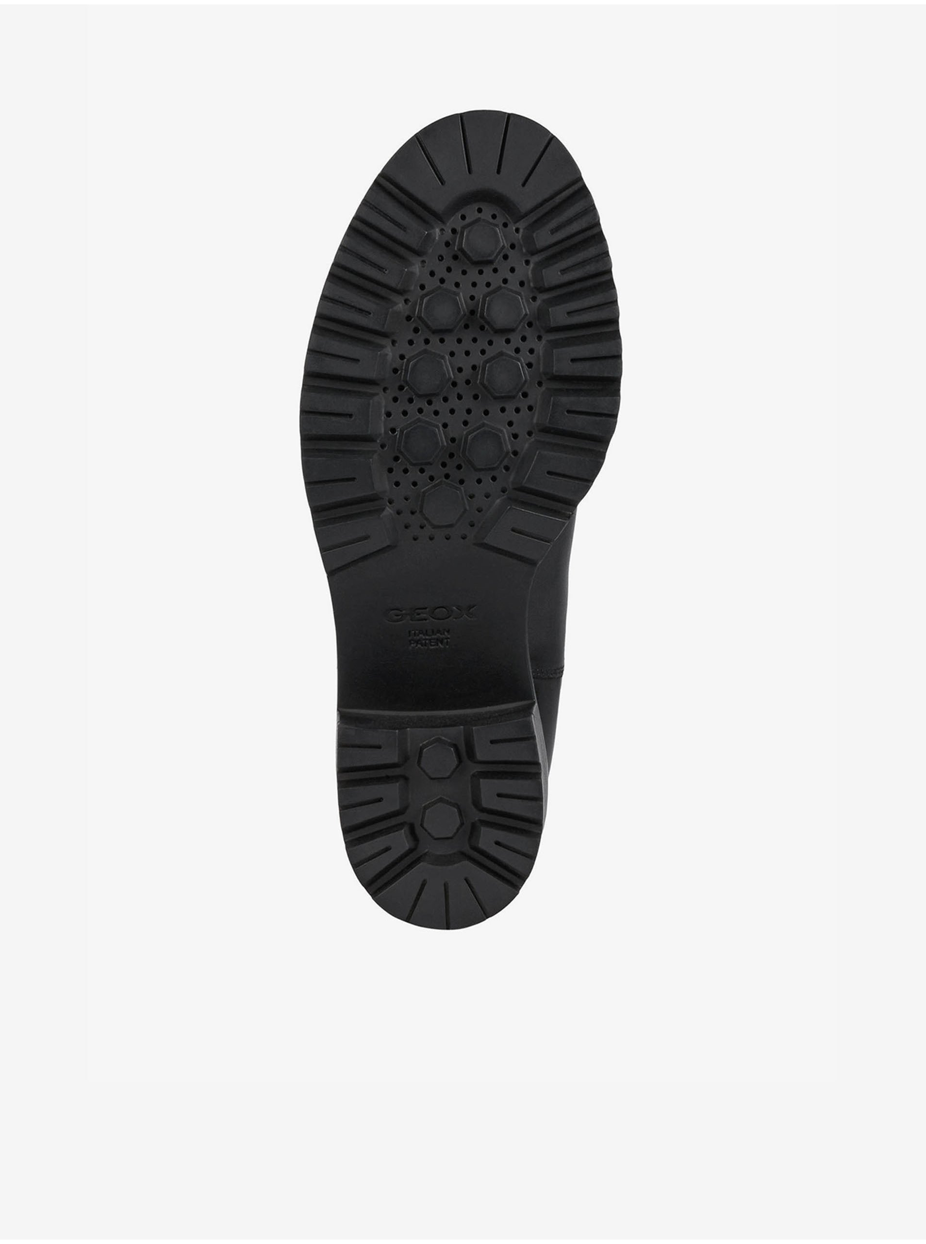 Black Women's Ankle Leather Heeled Geox Shoes - Women's