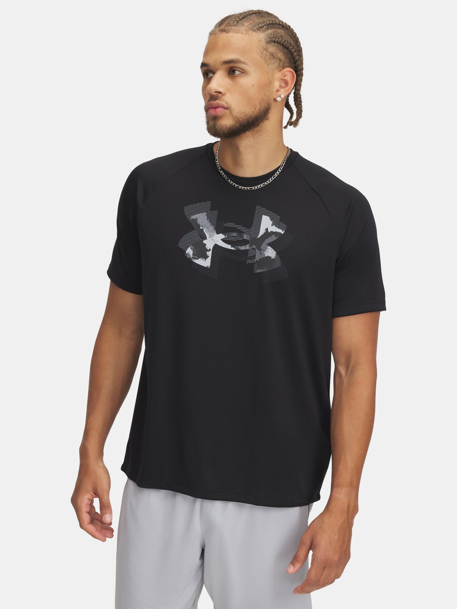 Men's T-shirt Under Armour UA M TECH PRINT FILL SS - Men's