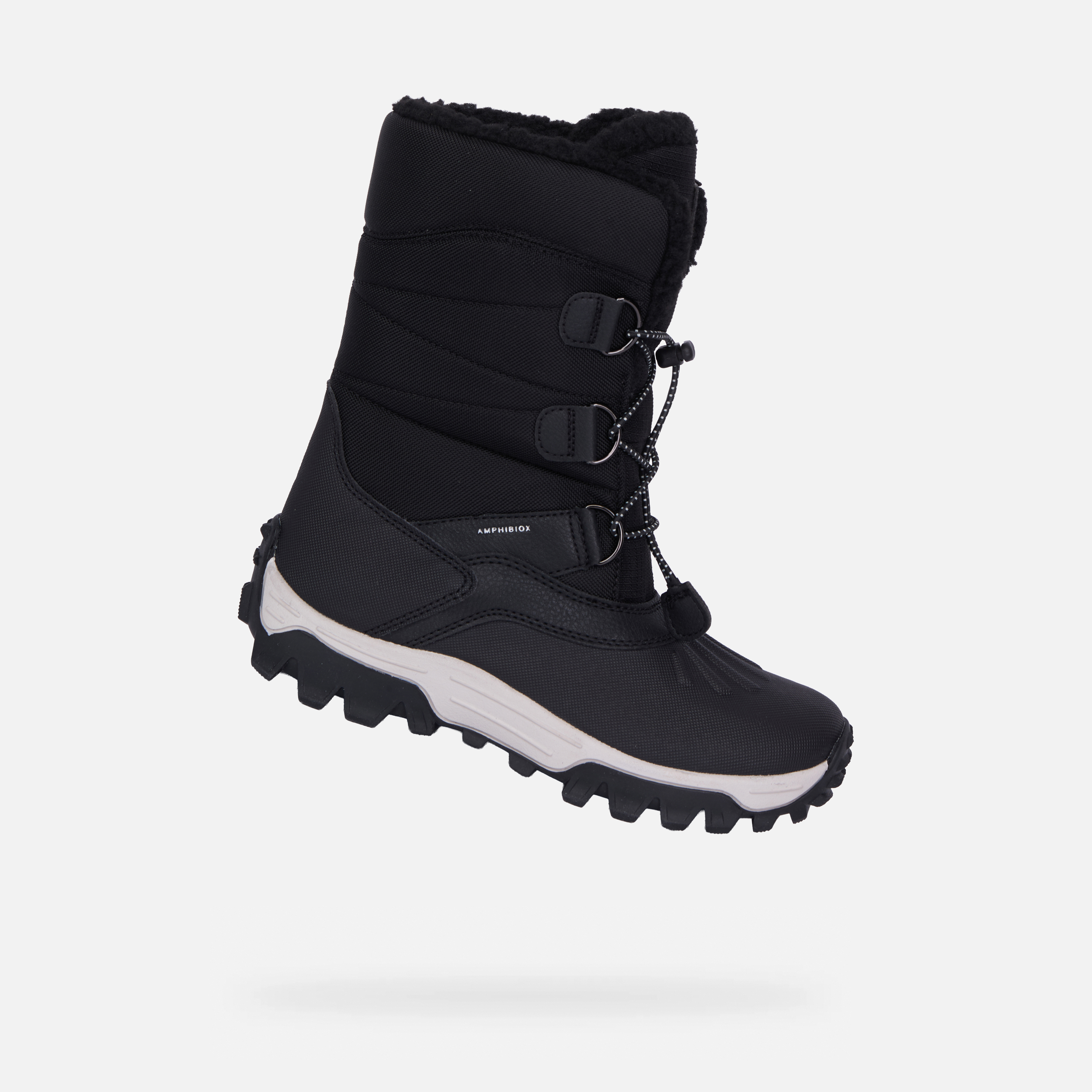 Black Boys' Winter Boots Geox Himalaya - Boys