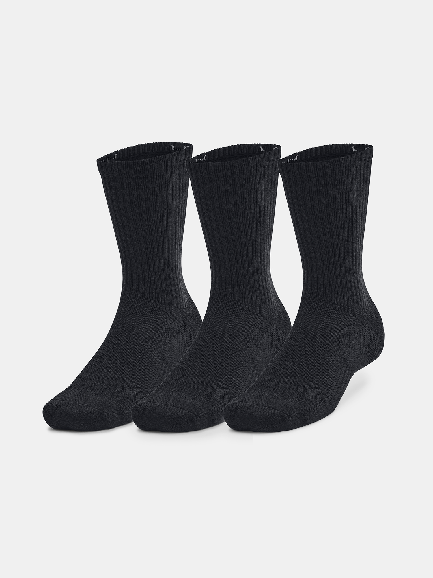 Unisex socks Under Armour Unisex UA TC 3pk Crew-BLK - unisex