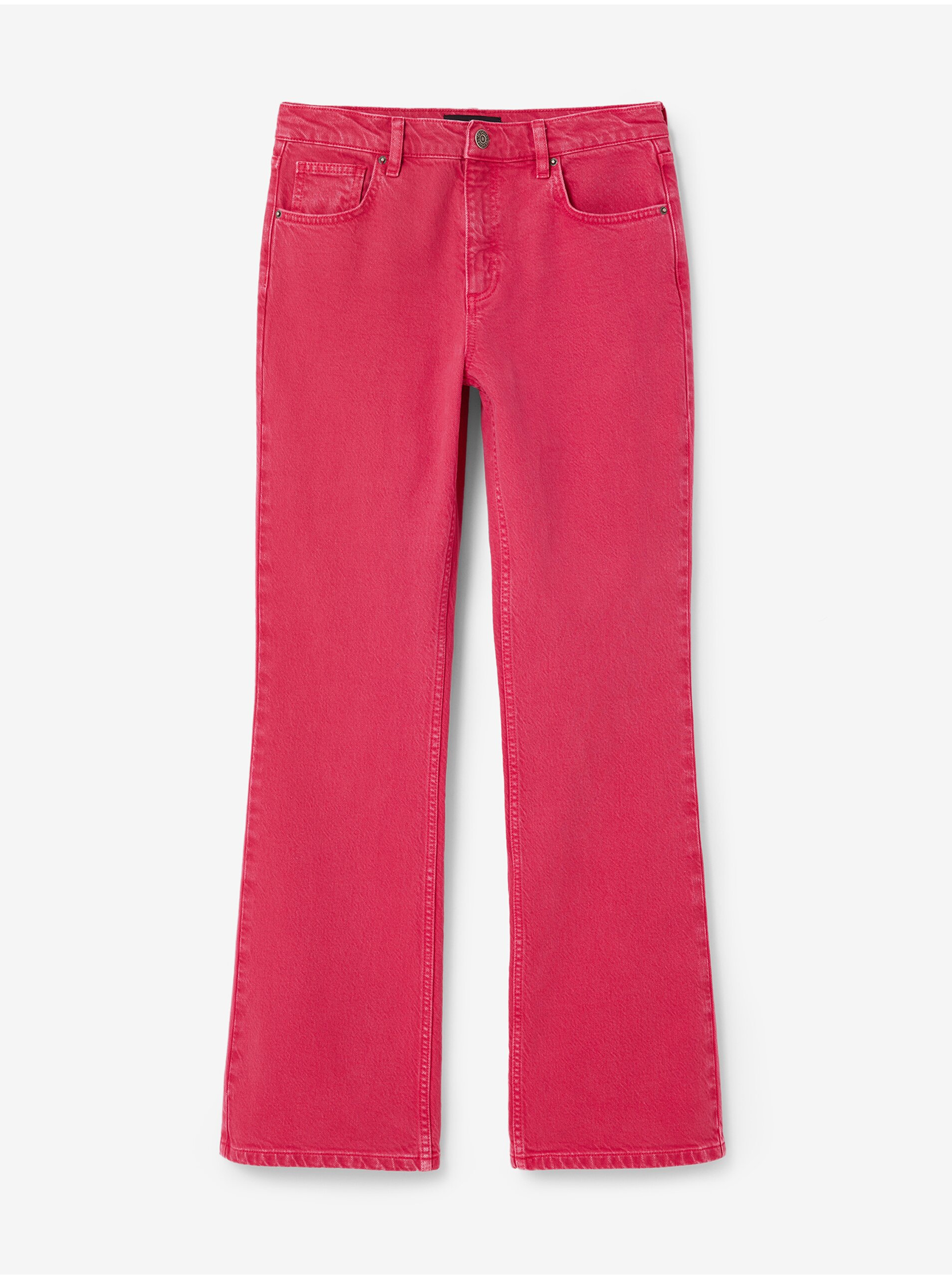 Pantaloni chino pentru femei Desigual - roz