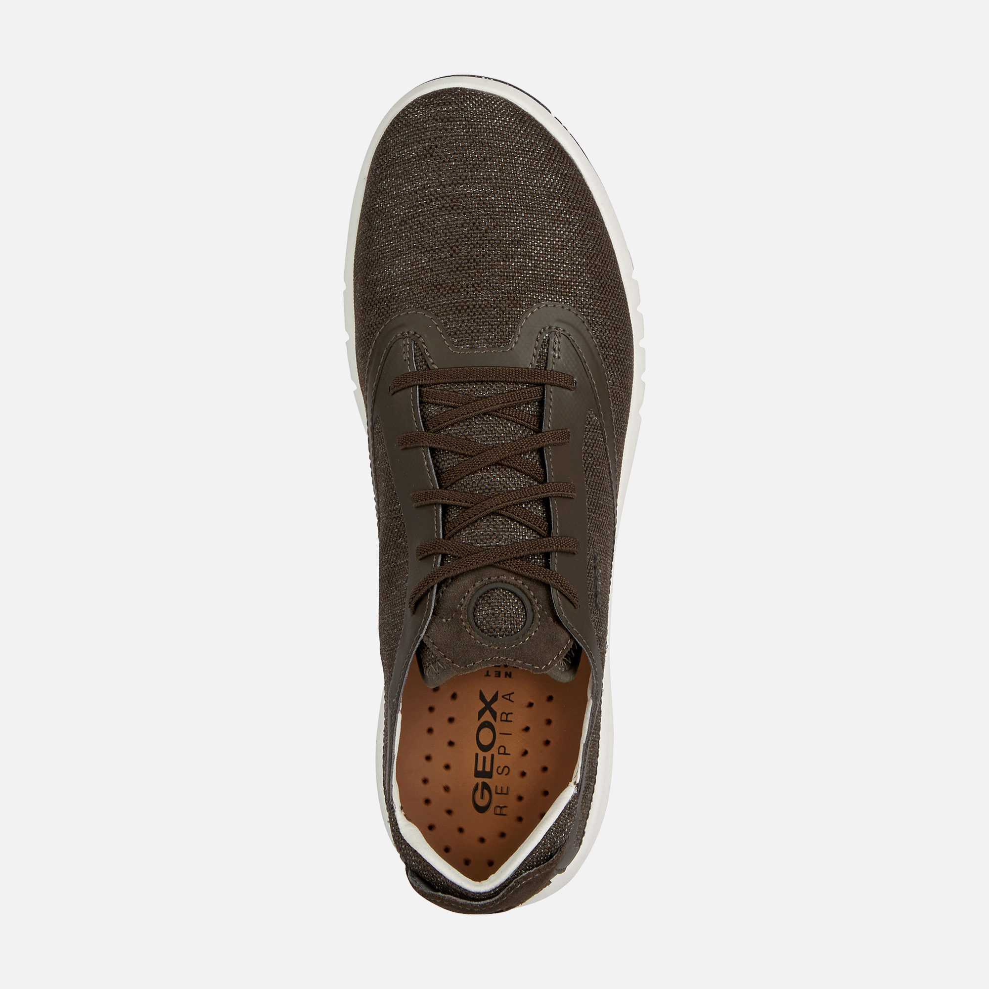 Khaki men's sneakers Geox Aerantis - Men's