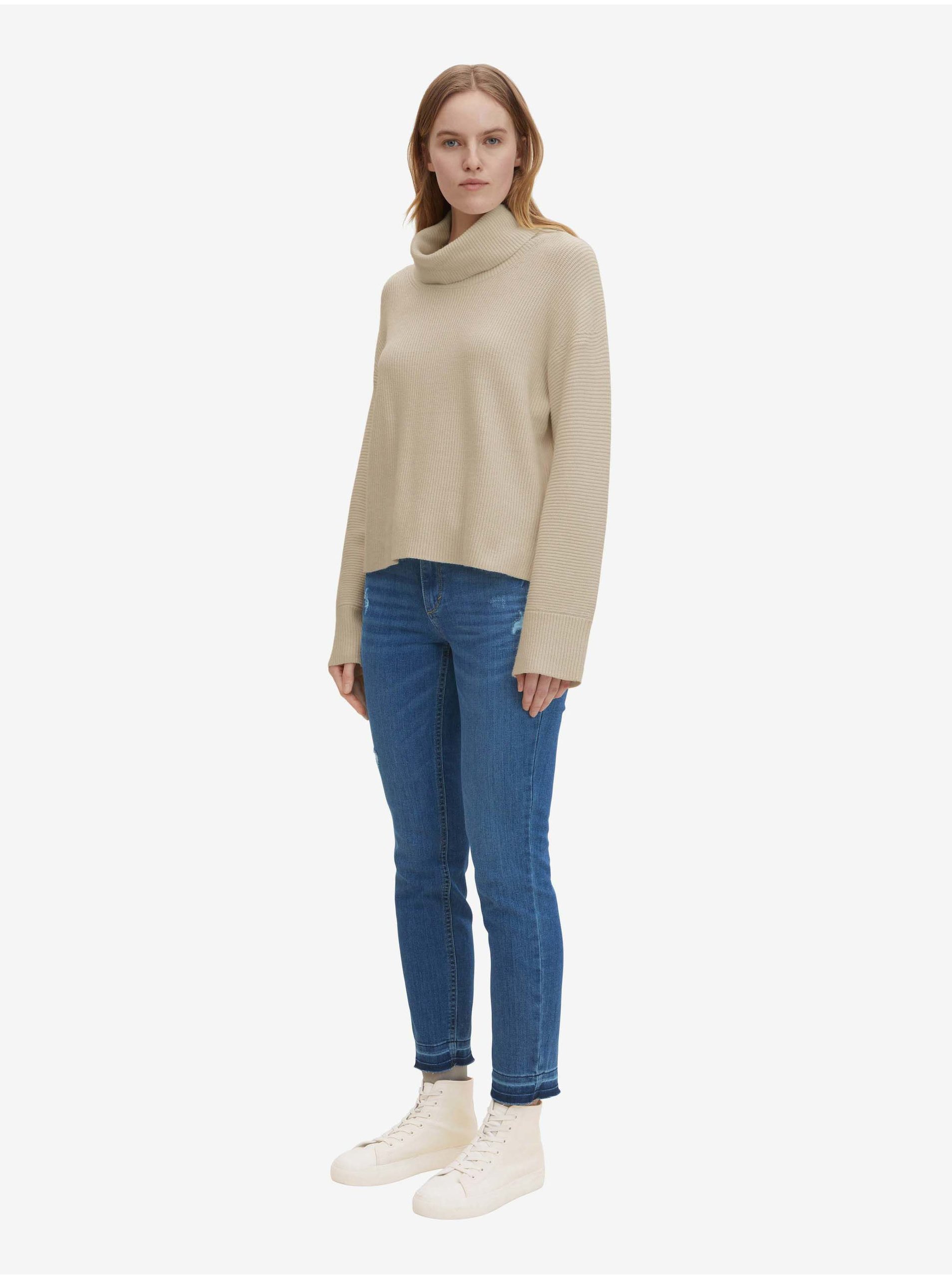 Slim fit pentru femei Tom Tailor - albastru