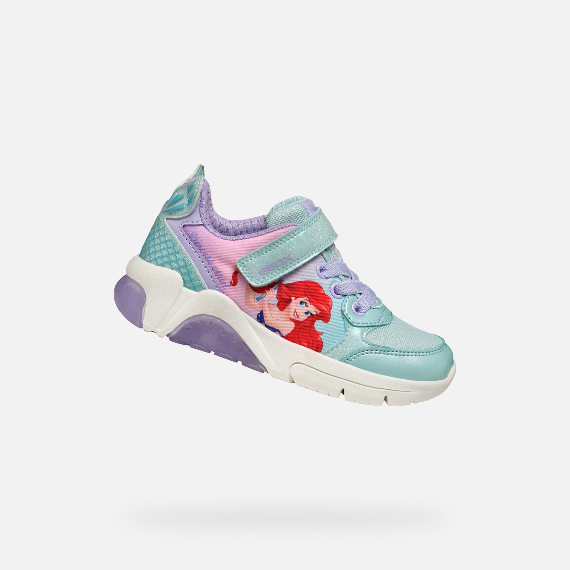 Turquoise Girls Geox Fadinlight Sneakers - Girls
