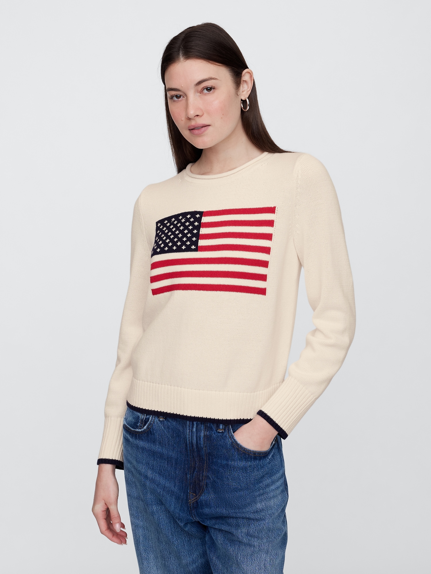 Gap Americana Sweater - Womens
