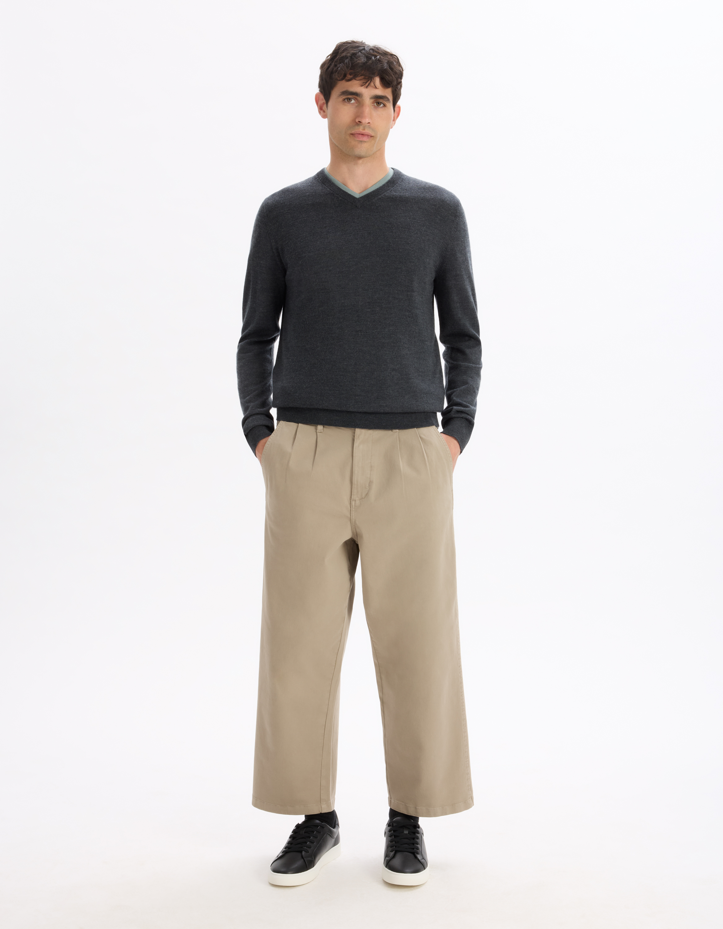 Pulovere pentru barbati Celio - gri inchis