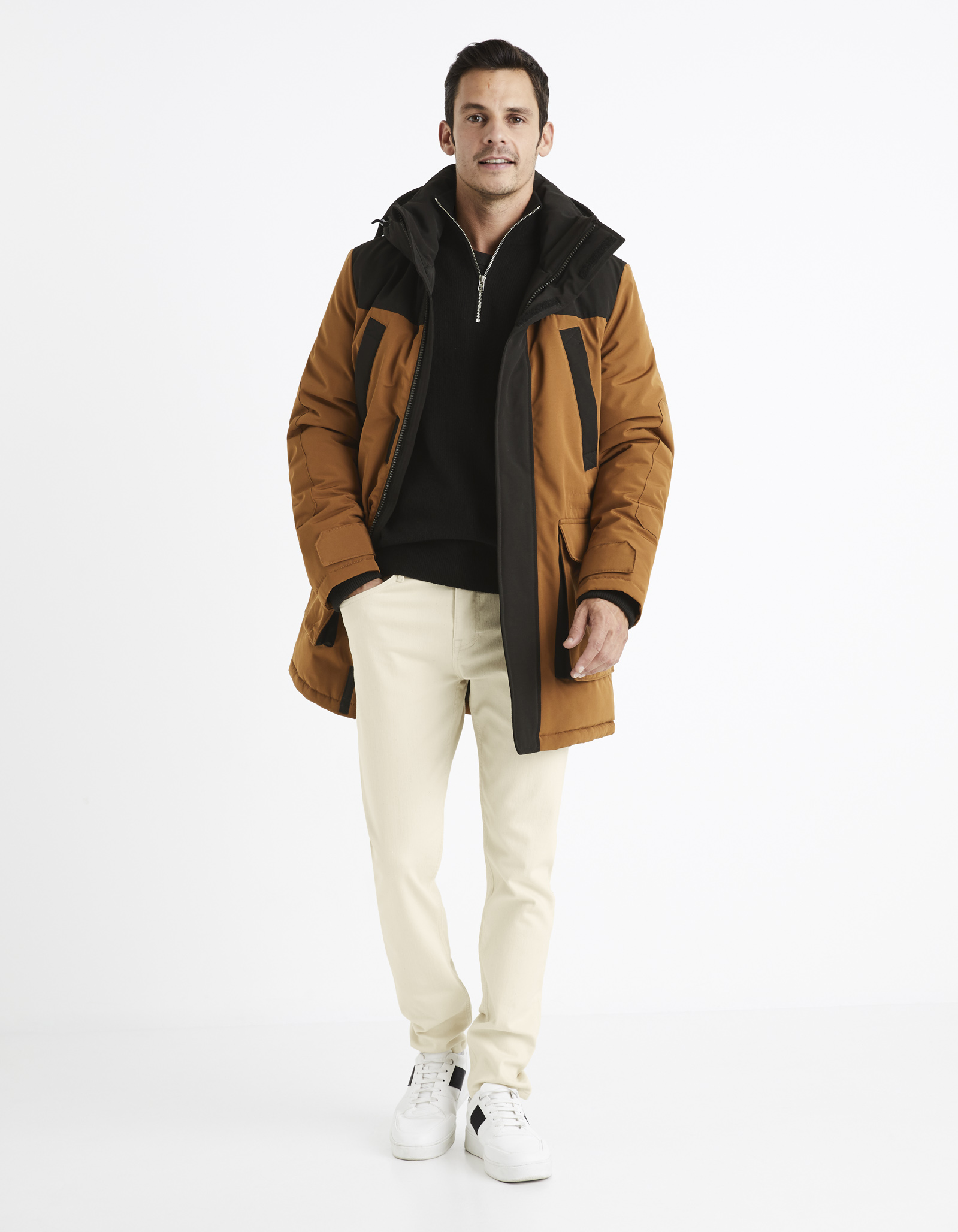 Jachete de iarna pentru barbati Celio - maro