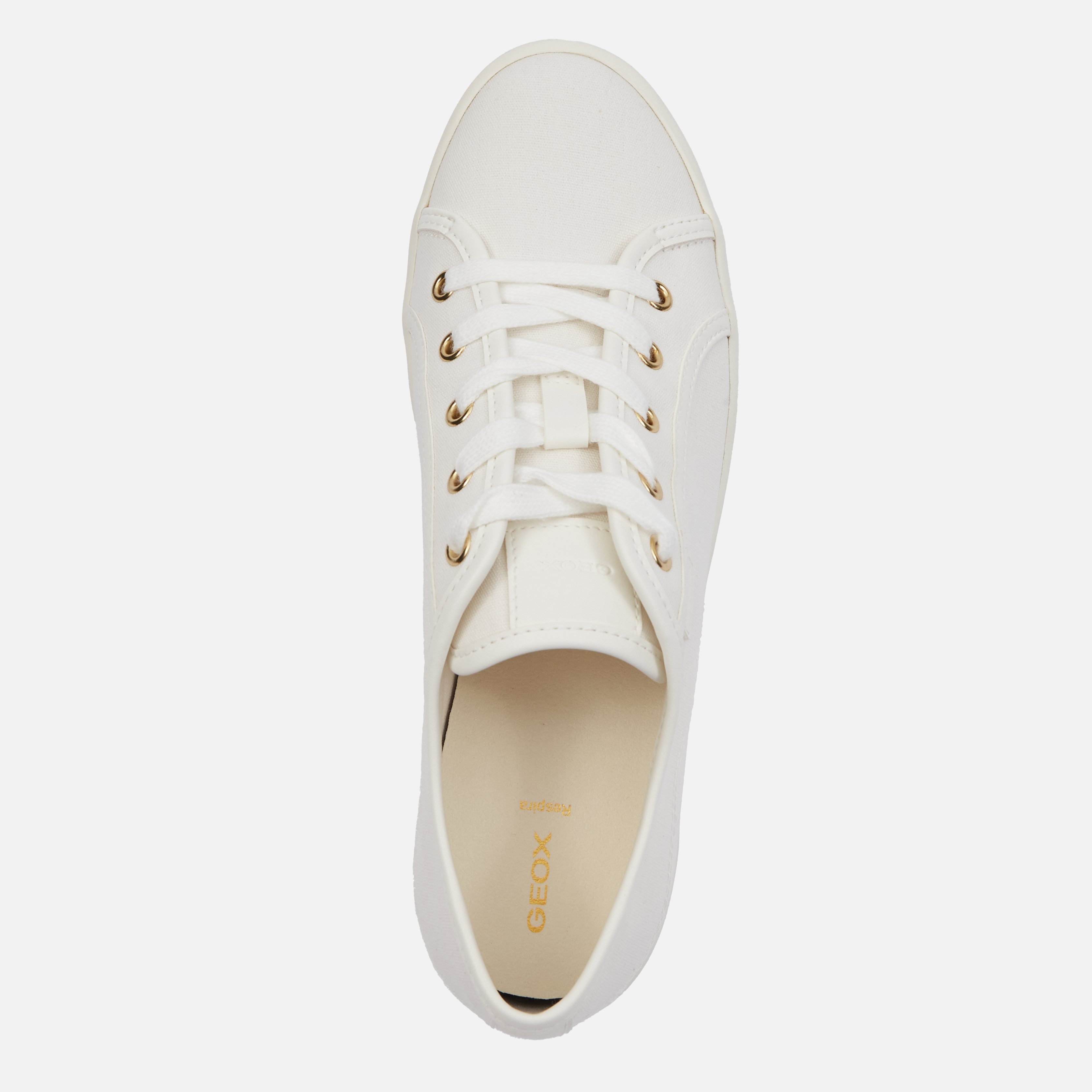 White women's sneakers Geox Blomiee - Women's