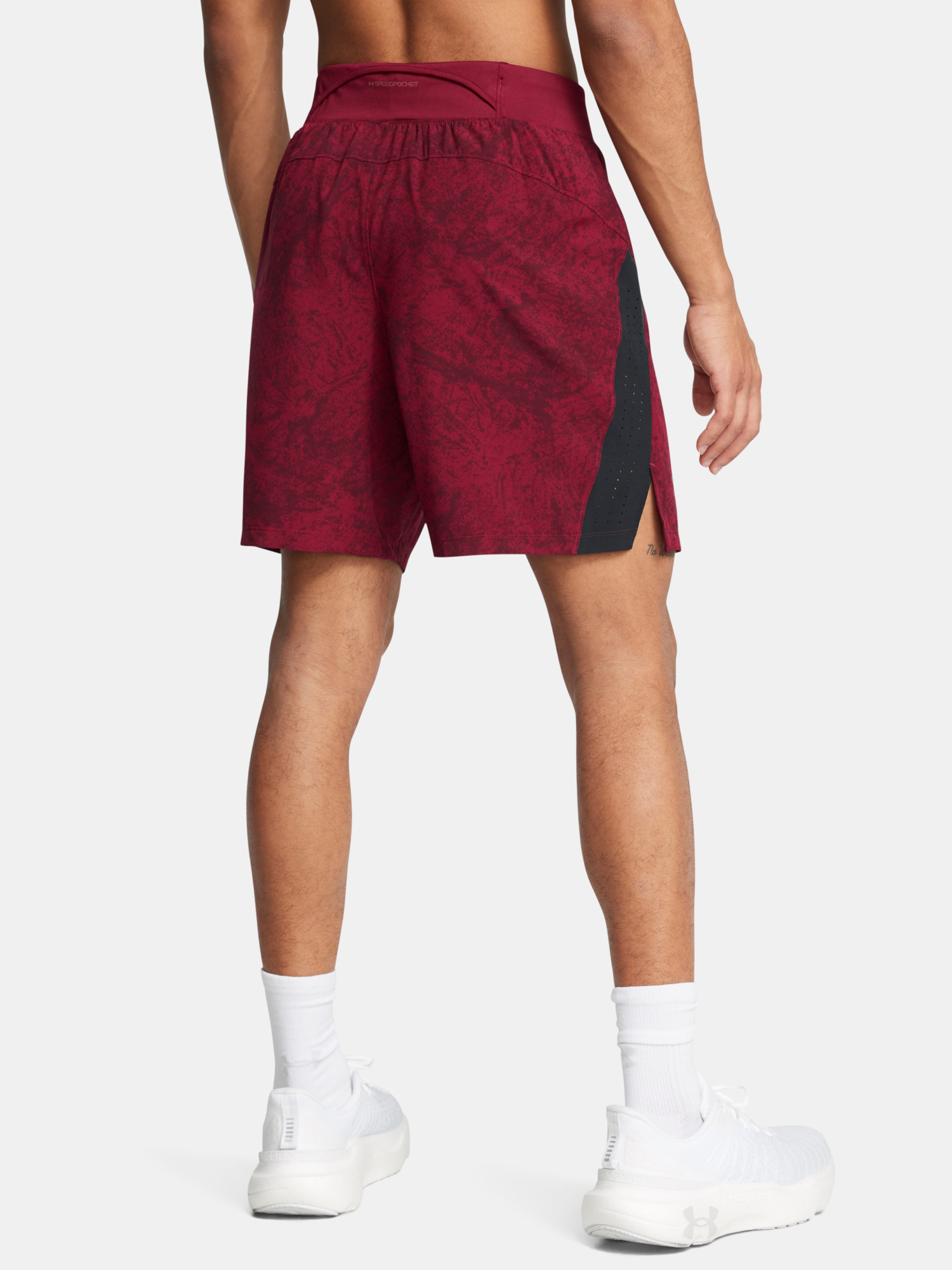Men&#039;s shorts Under Armour UA LAUNCH PRO 7&#039;&#039; PRTD SHORT-RED - Men&#039;s
