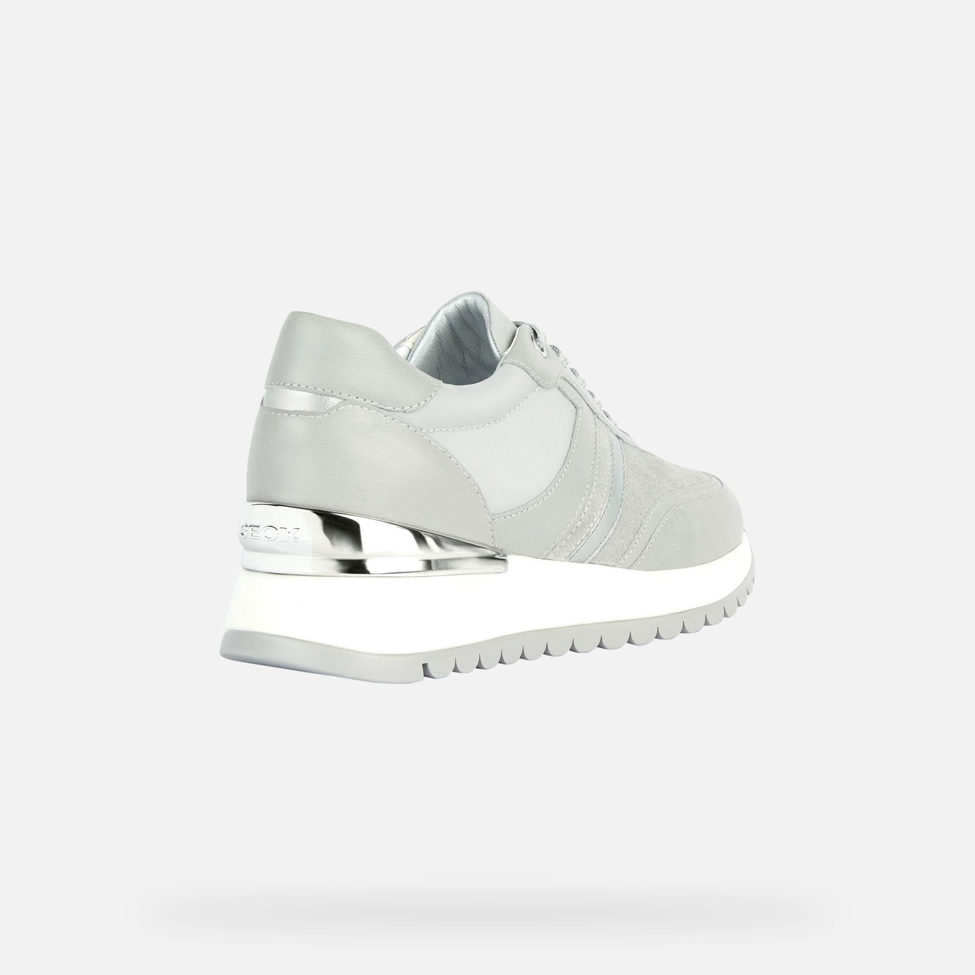 Grey women's sneakers Geox Desya - Women's