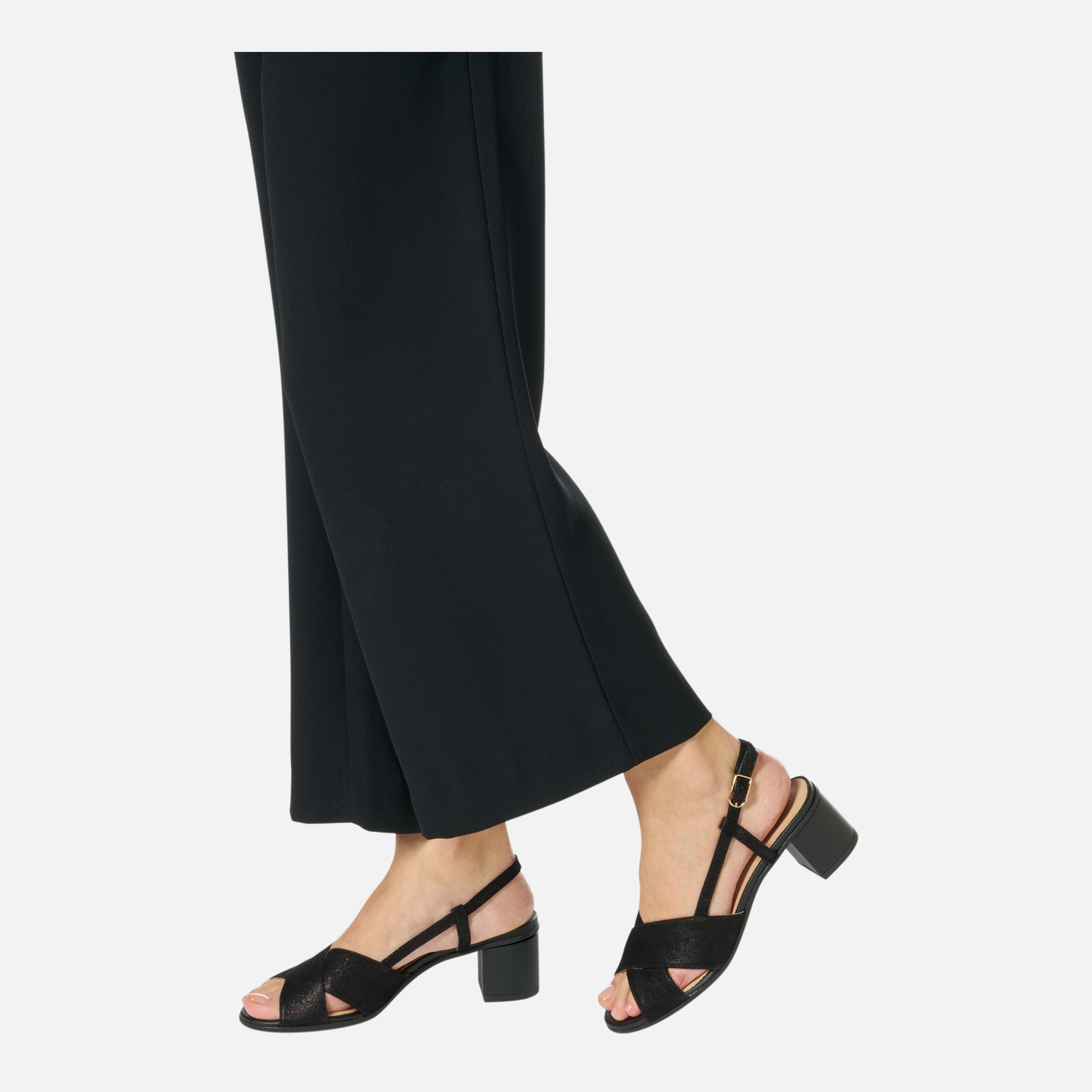 Black women&#039;s sandals Geox Aurely 50 - Women&#039;s