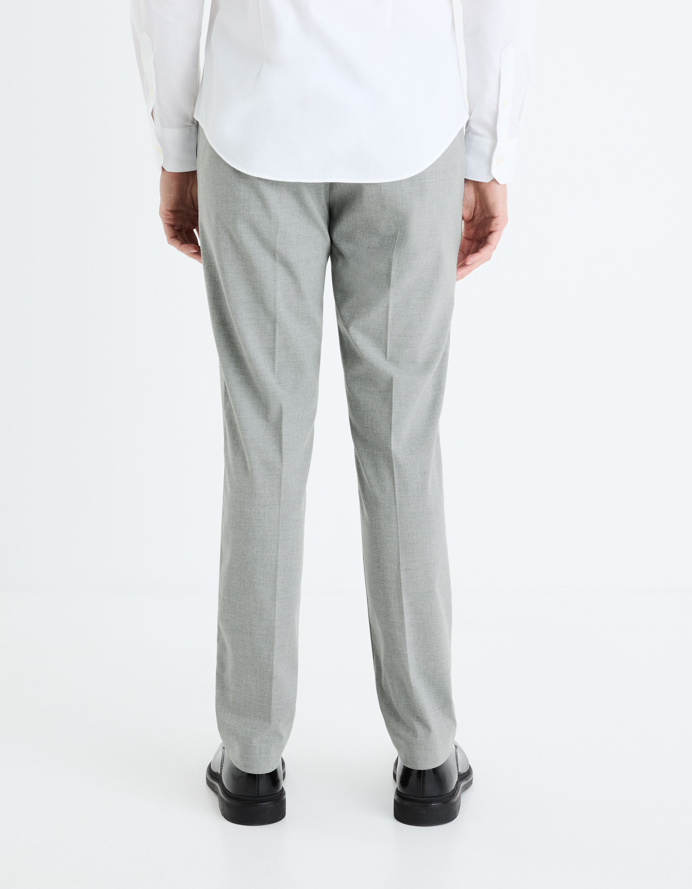 Pantaloni formali pentru barbati Celio - gri deschis