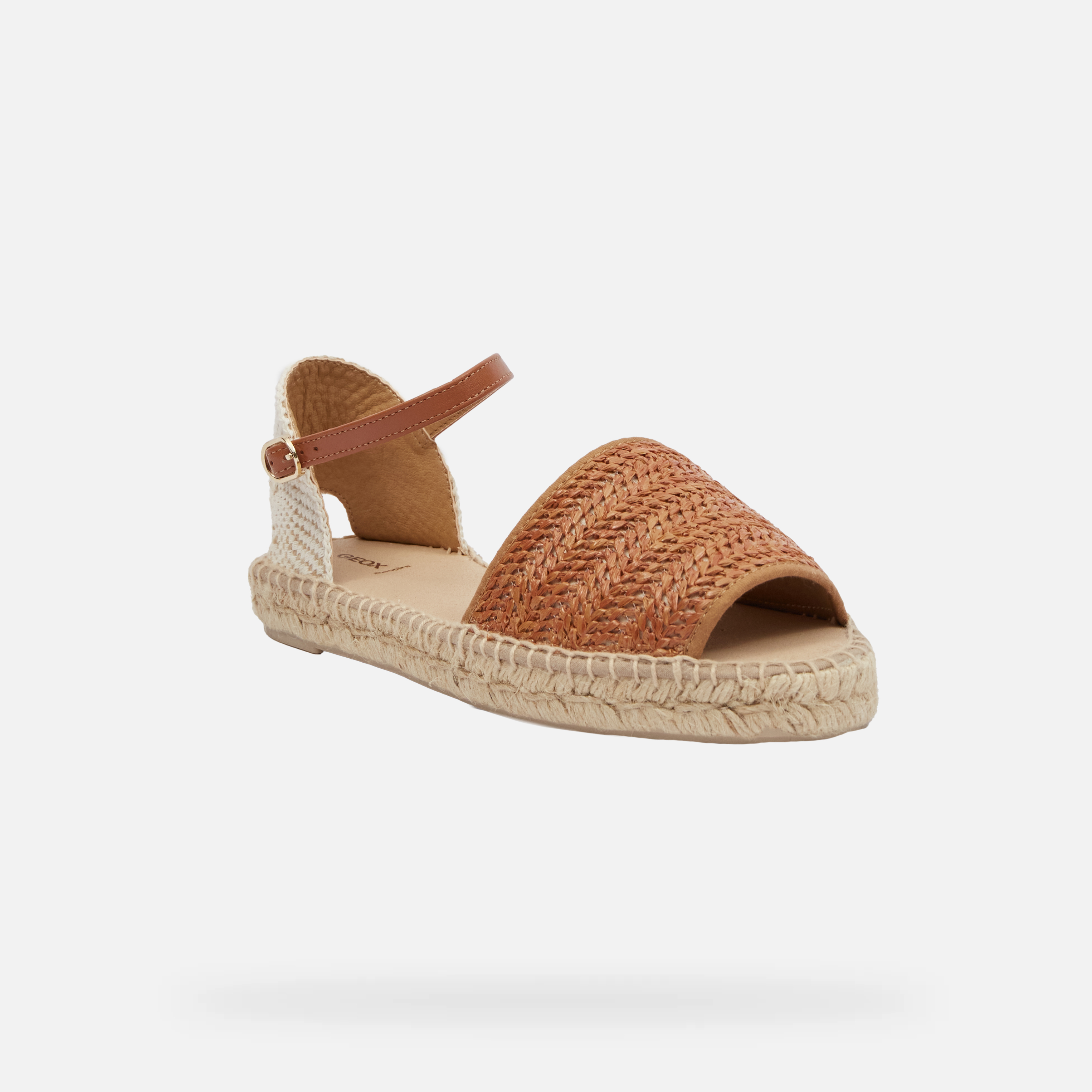 Light brown women's sandals Geox D Lampedusa - Women's