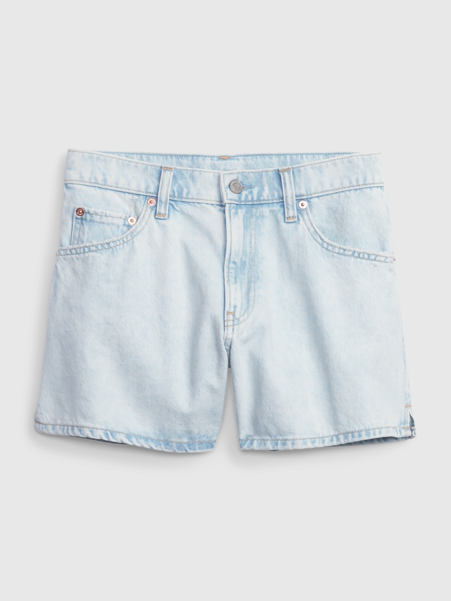 Pantaloni scurti pentru femei GAP - albastru deschis