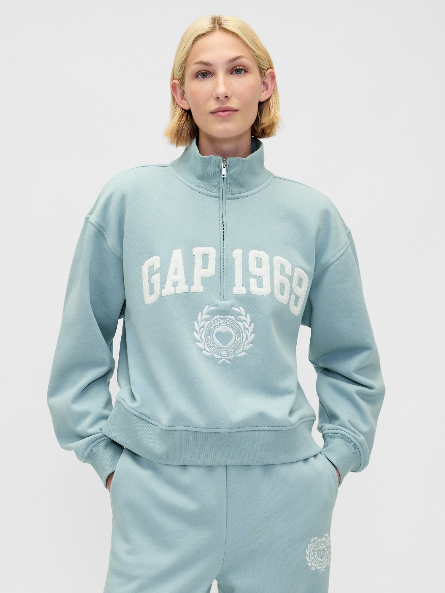 Суитшърт GAP Oversize с лого на 1969 VintageSoft