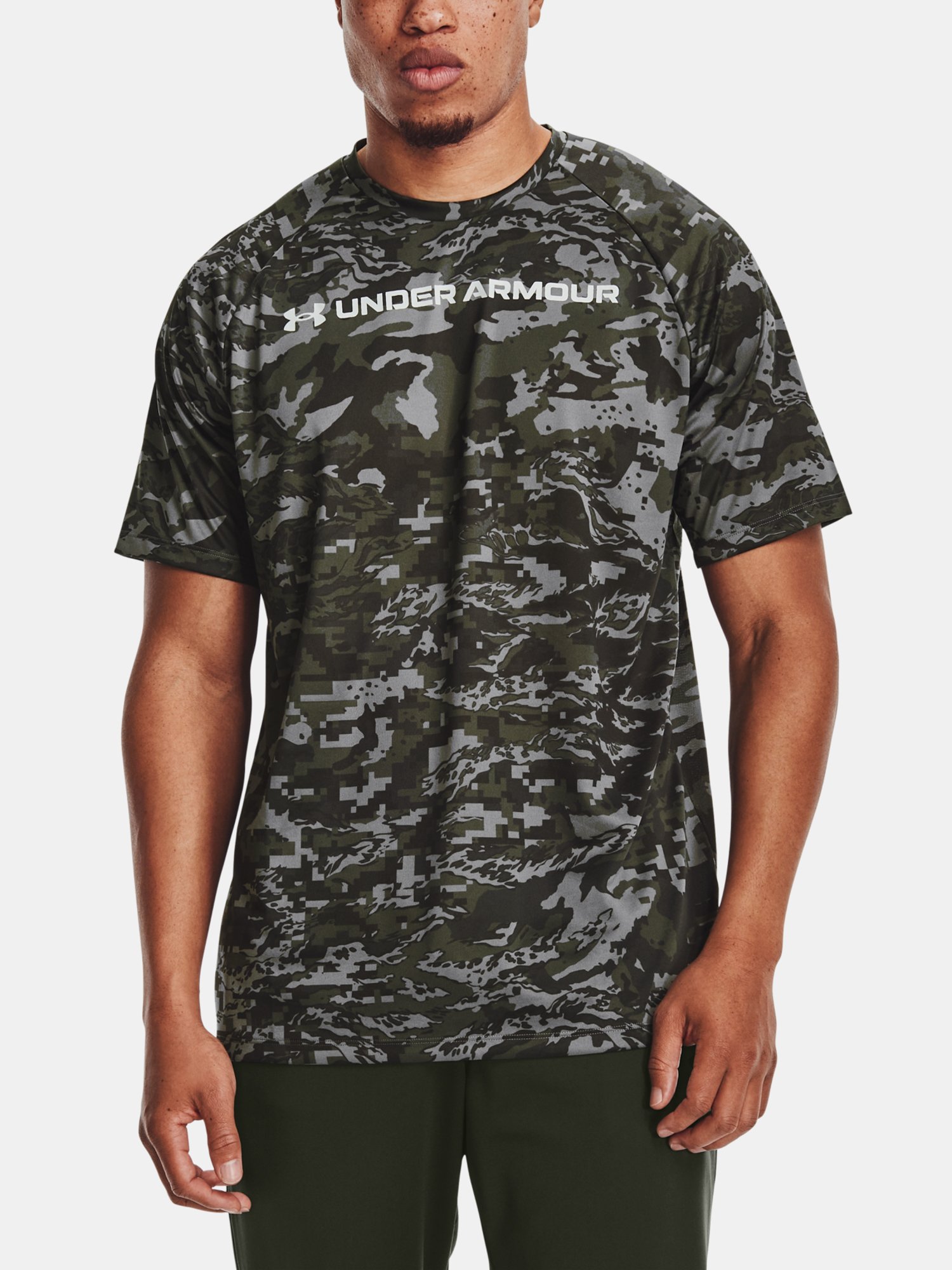 under armour black camo t shirt