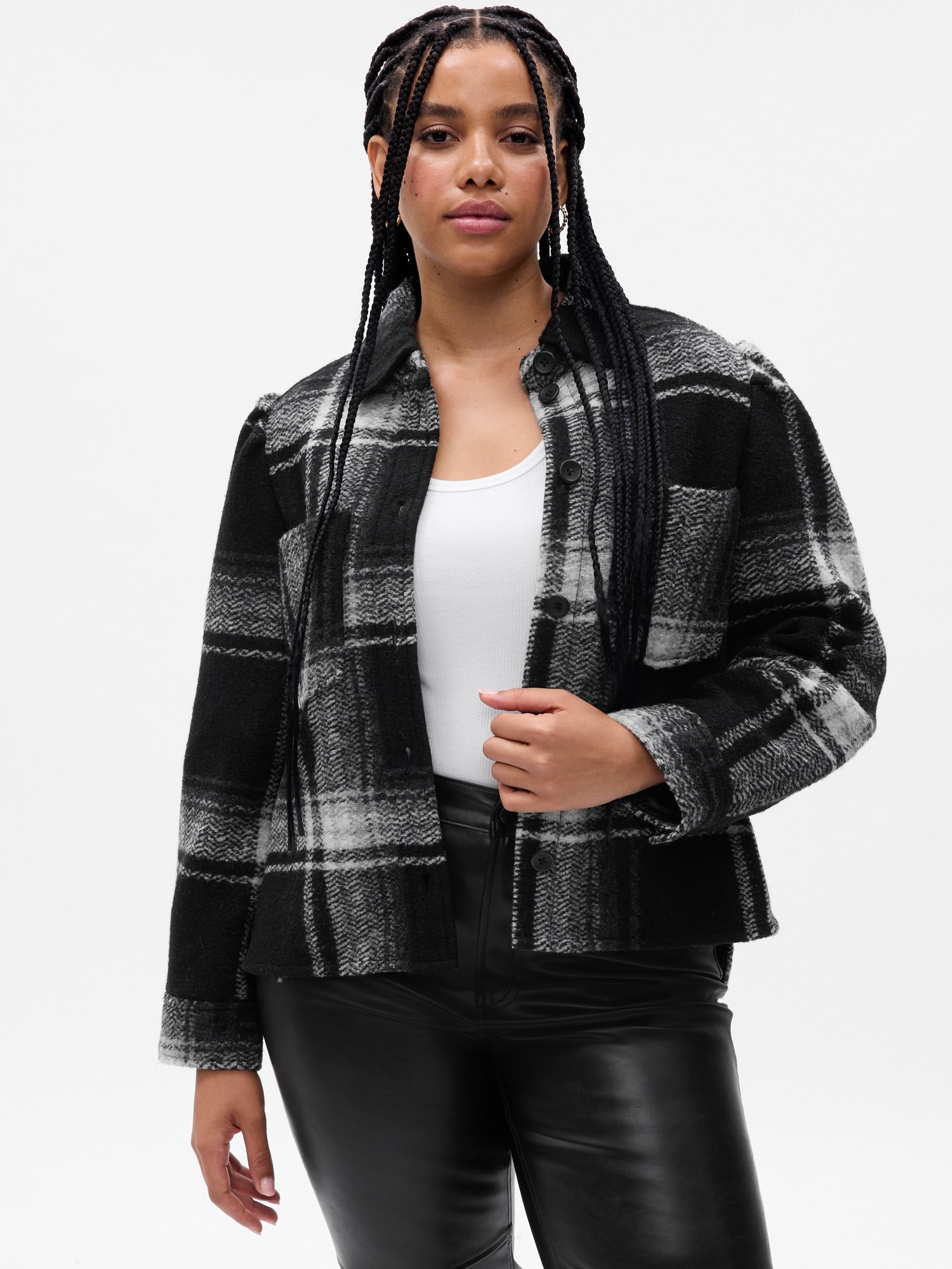 GAP Wool Jacket Crop - Women