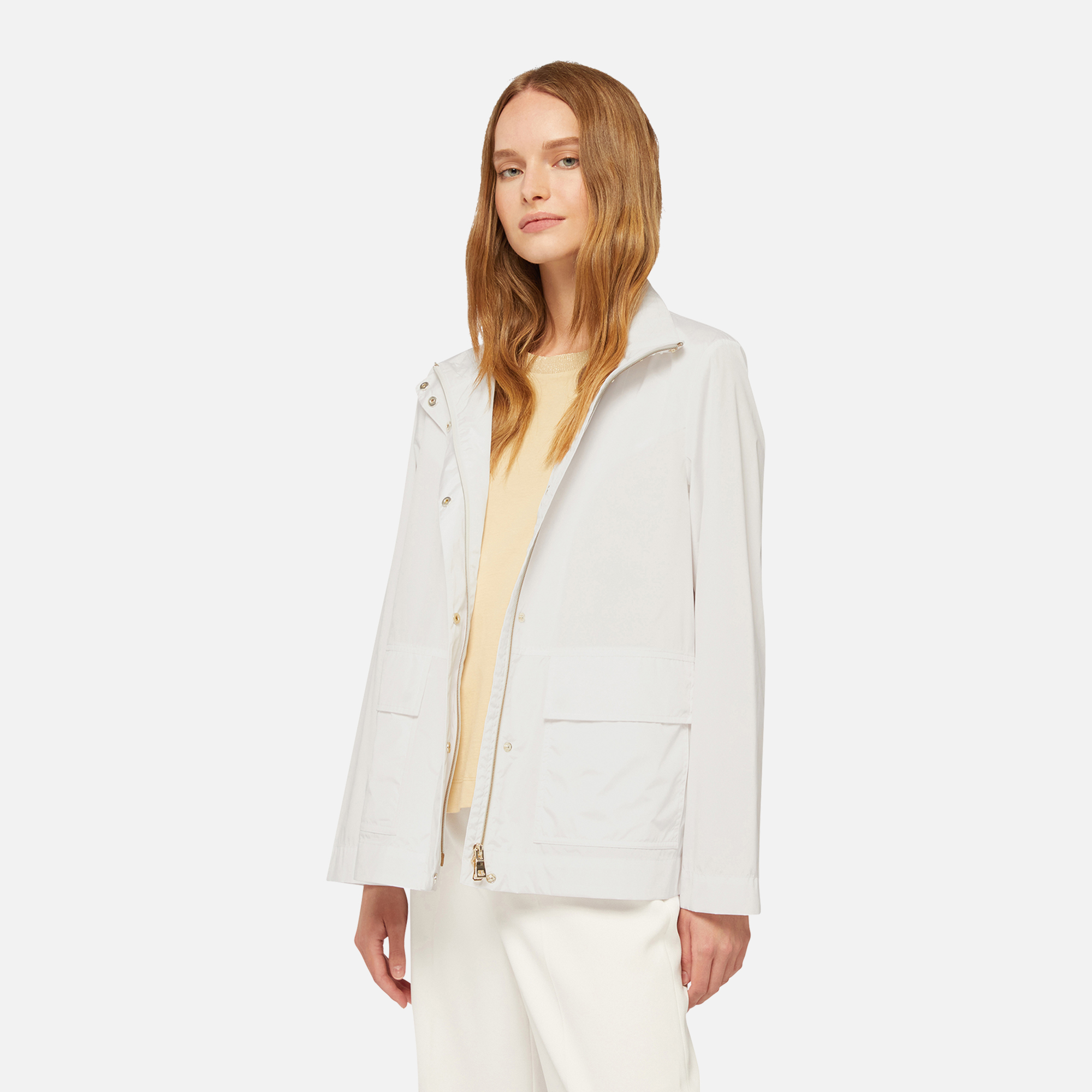 White women's jacket Geox Dandra - Women's