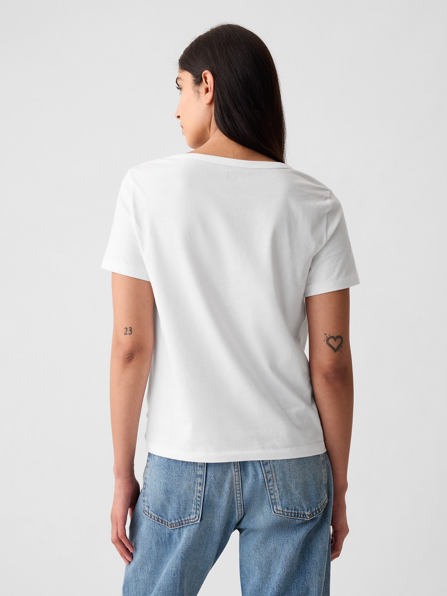 GAP Tričko organice vintage v-gât