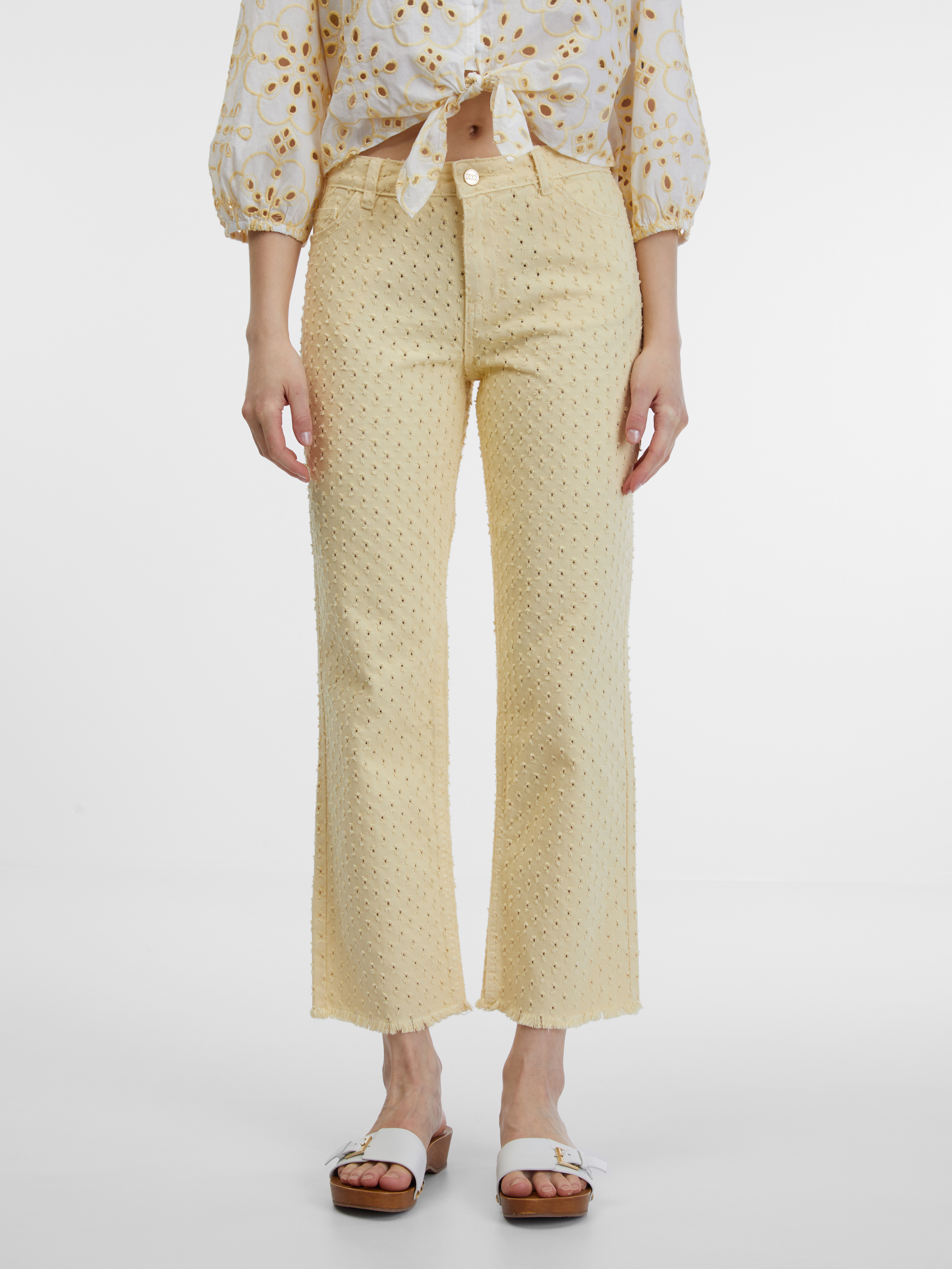 Orsay Yellow Women's Pants - Women's