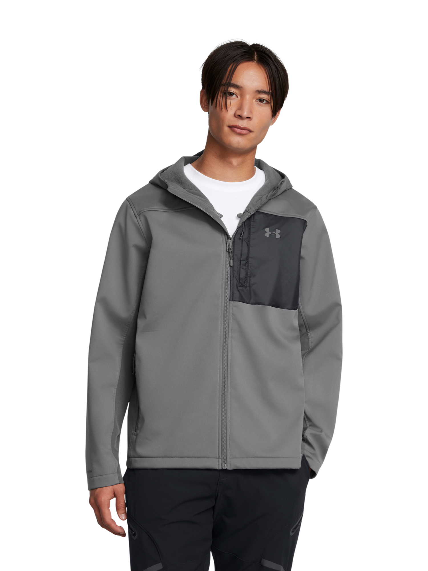 Pánská bunda Under Armour SHIELD HOODED JACKET-GRY - Pánské