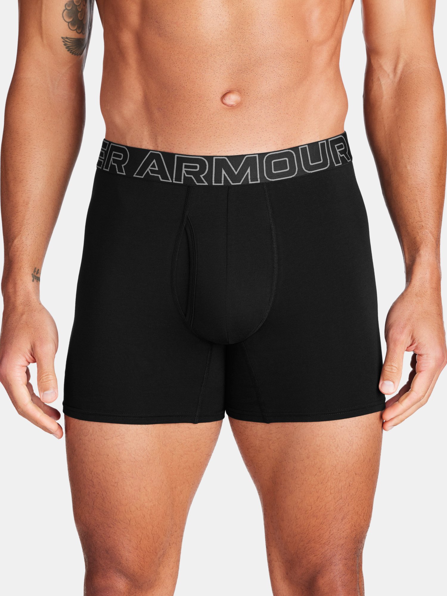 Under Armour Boxer Shorts M UA Perf Cotton 6in-BLK - Men