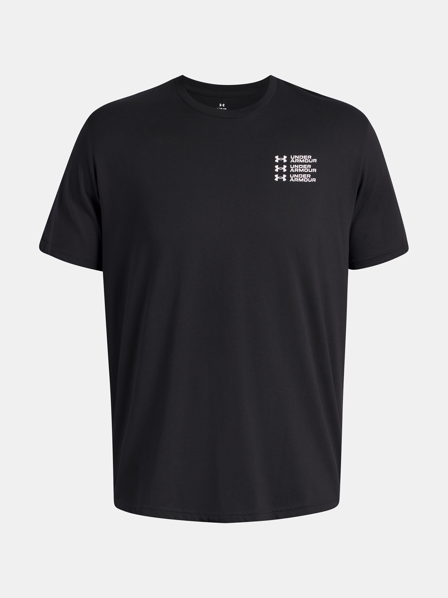 Men's T-shirt Under Armour UA TRIPLE STACK LC LOGO SS-BLK - Men's