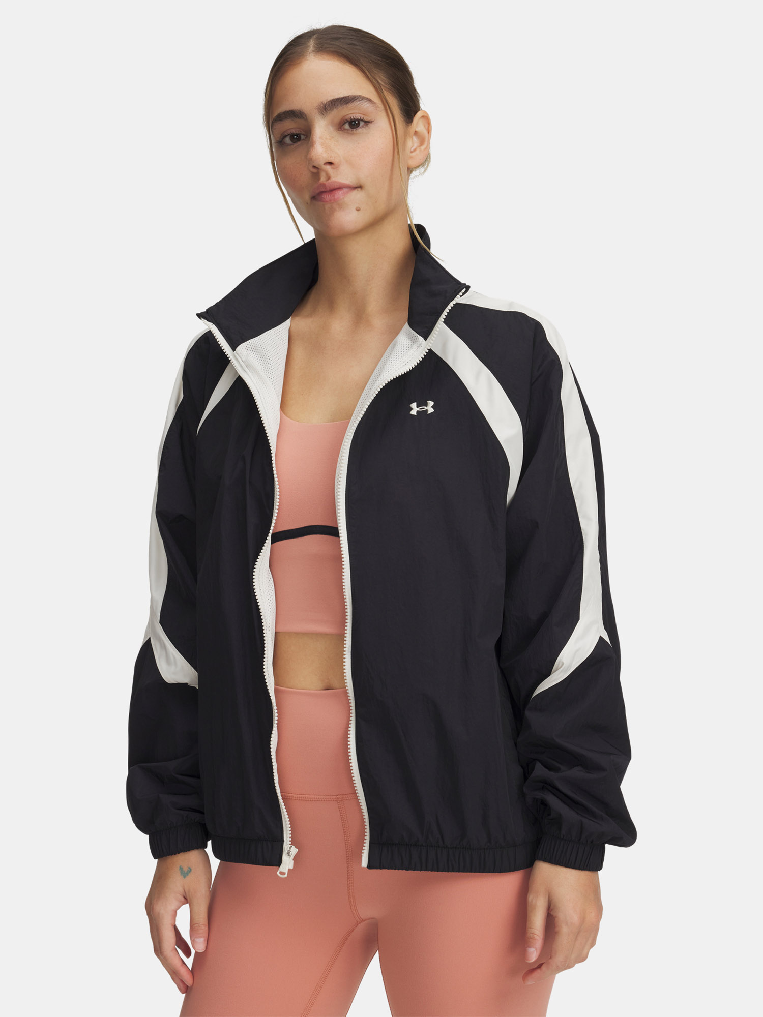 Women's Under Armour Icon Crinkle Track Jacket - Women's